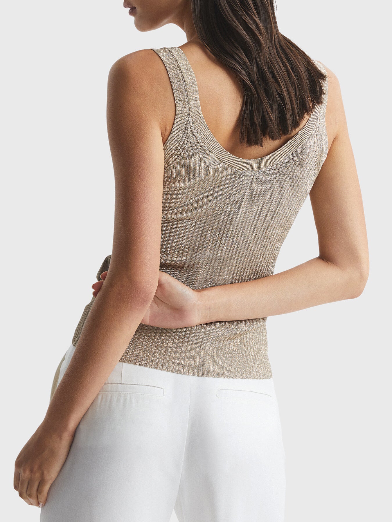 Imogen Metallic Top