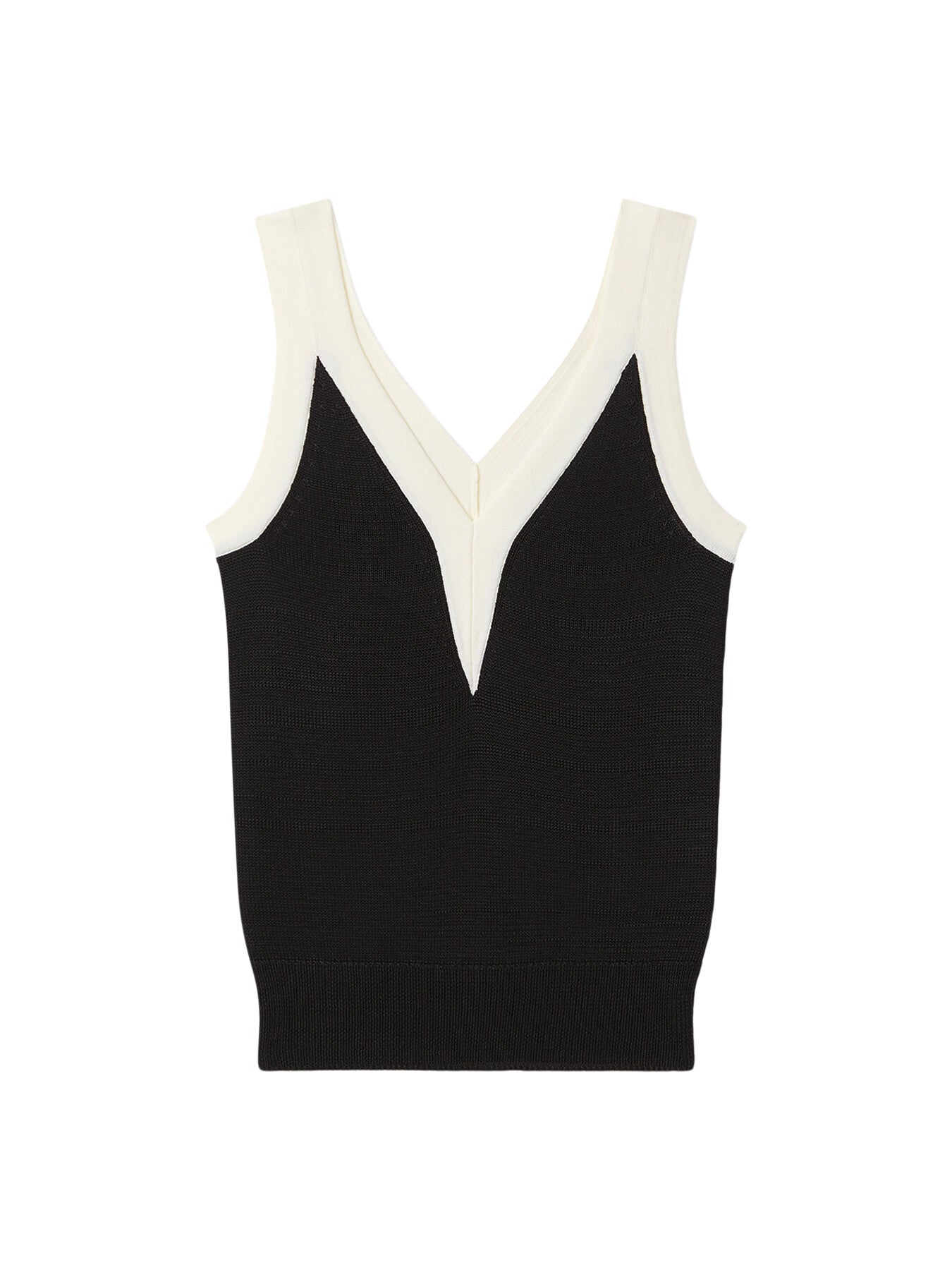 Tessa Colourblock V-Neck Vest
