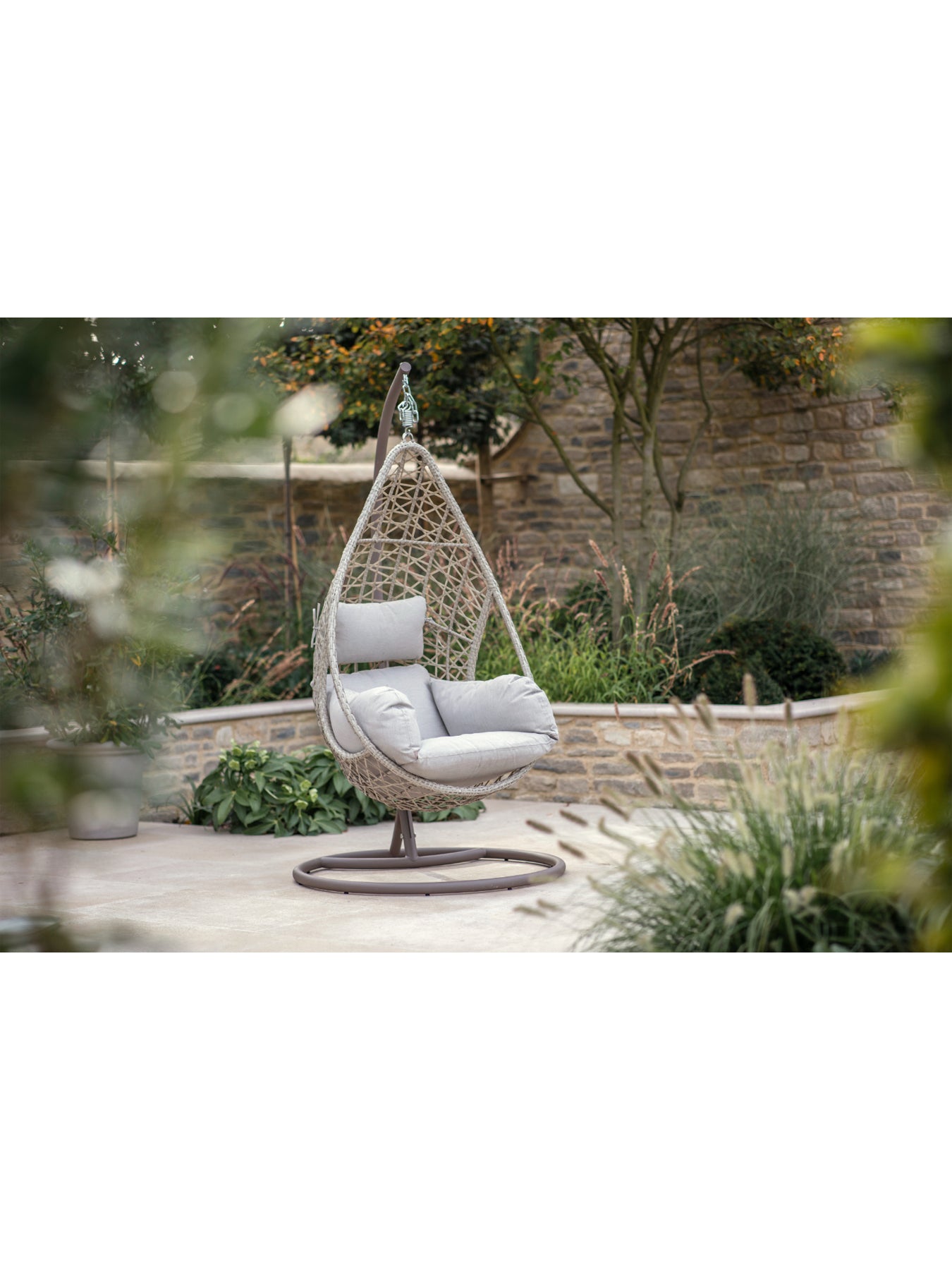 Tetbury Rattan Single Hanging Cocoon