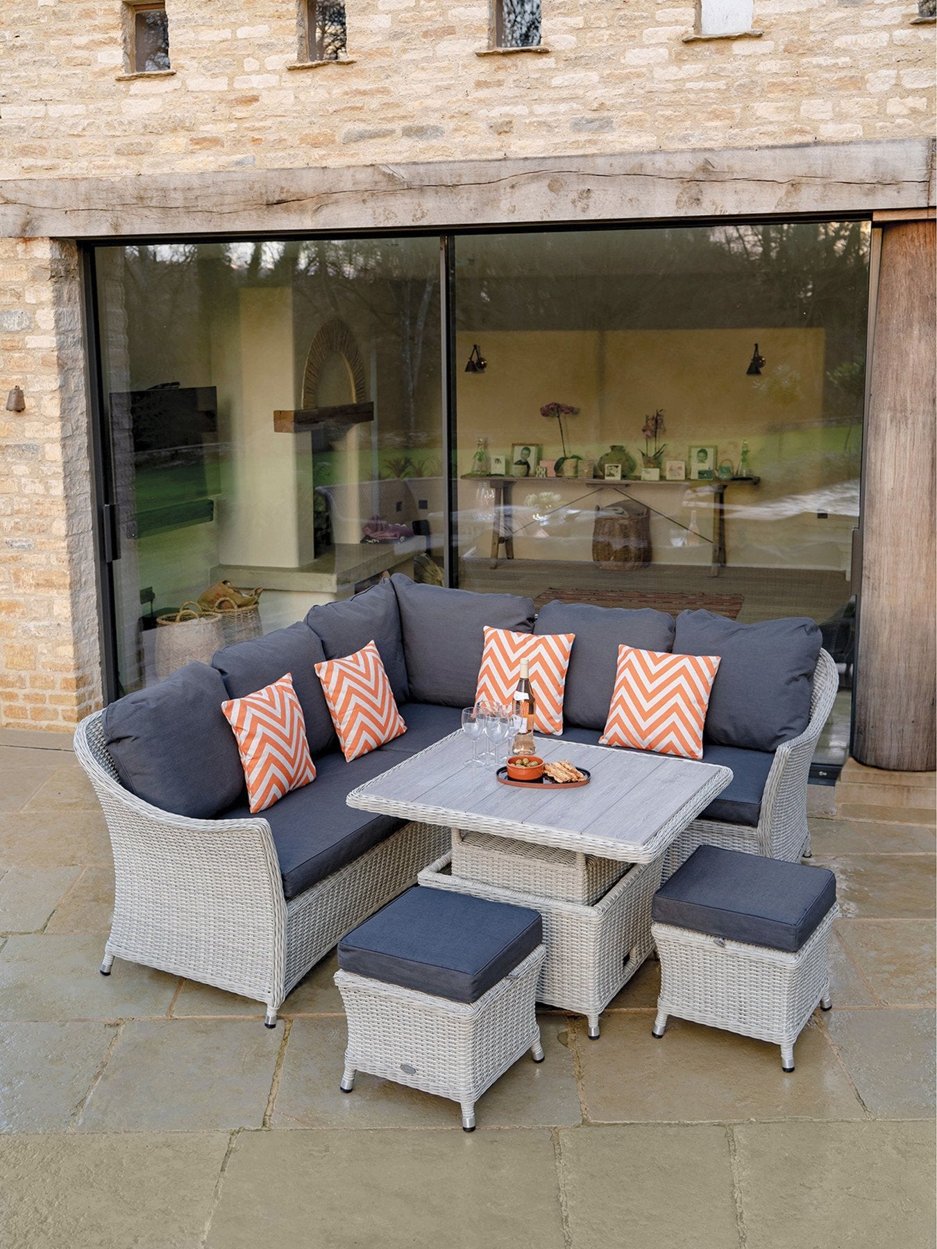 Monterey Modular Sofa with Mini Ceramic Adjustable