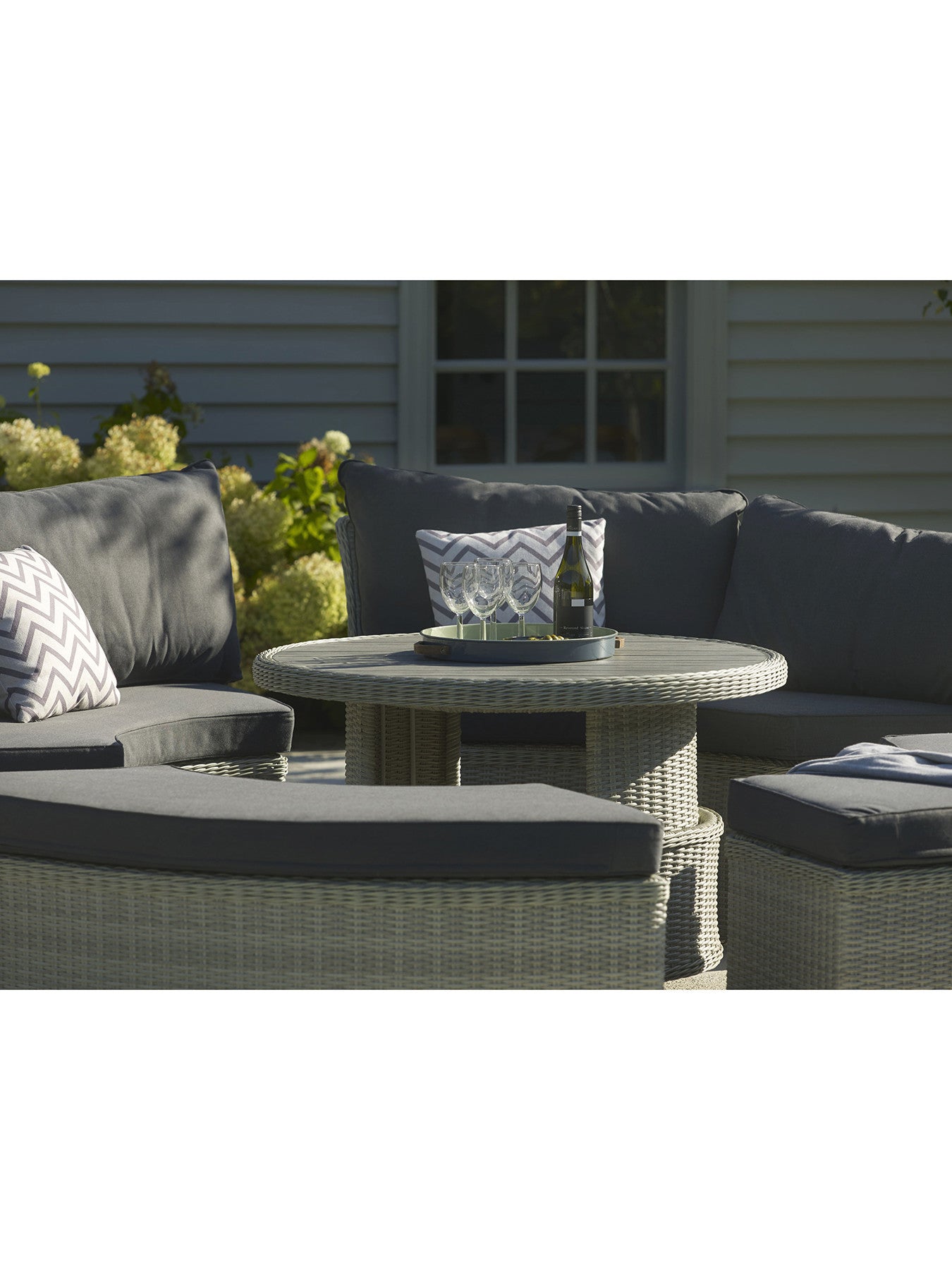 Monterey Large Modular Casual Dining Table Set
