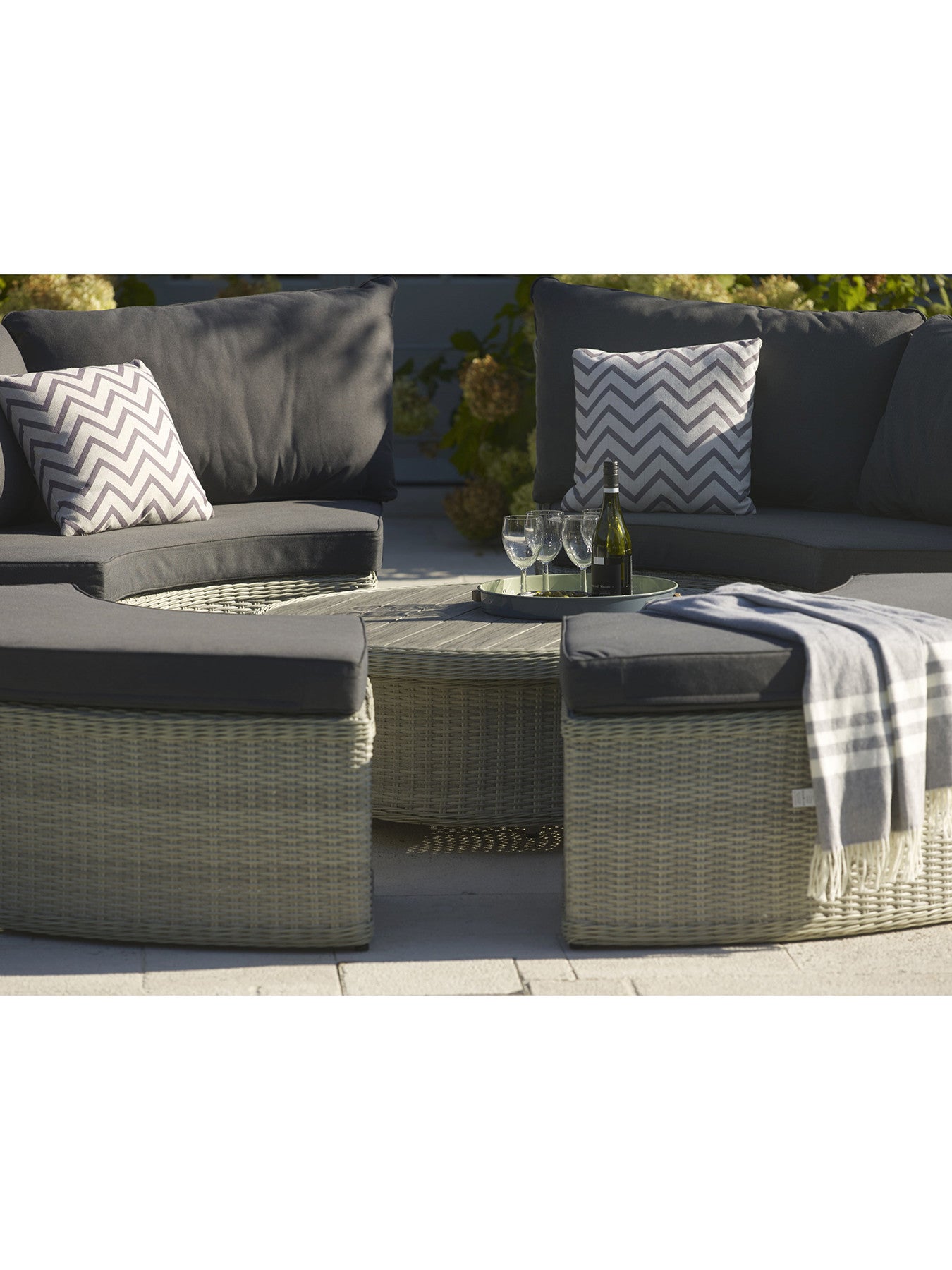 Monterey Large Modular Casual Dining Table Set