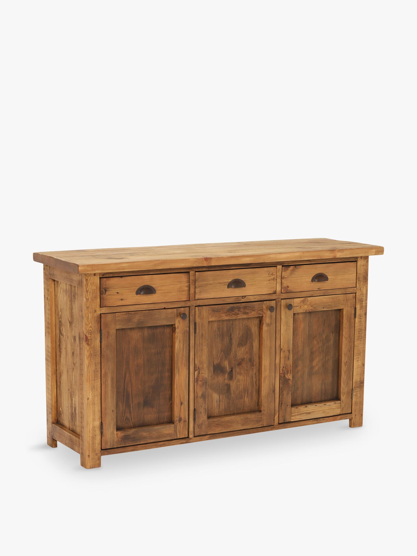 Covington Reclaimed Wood 3 Door Rustic Sidebo