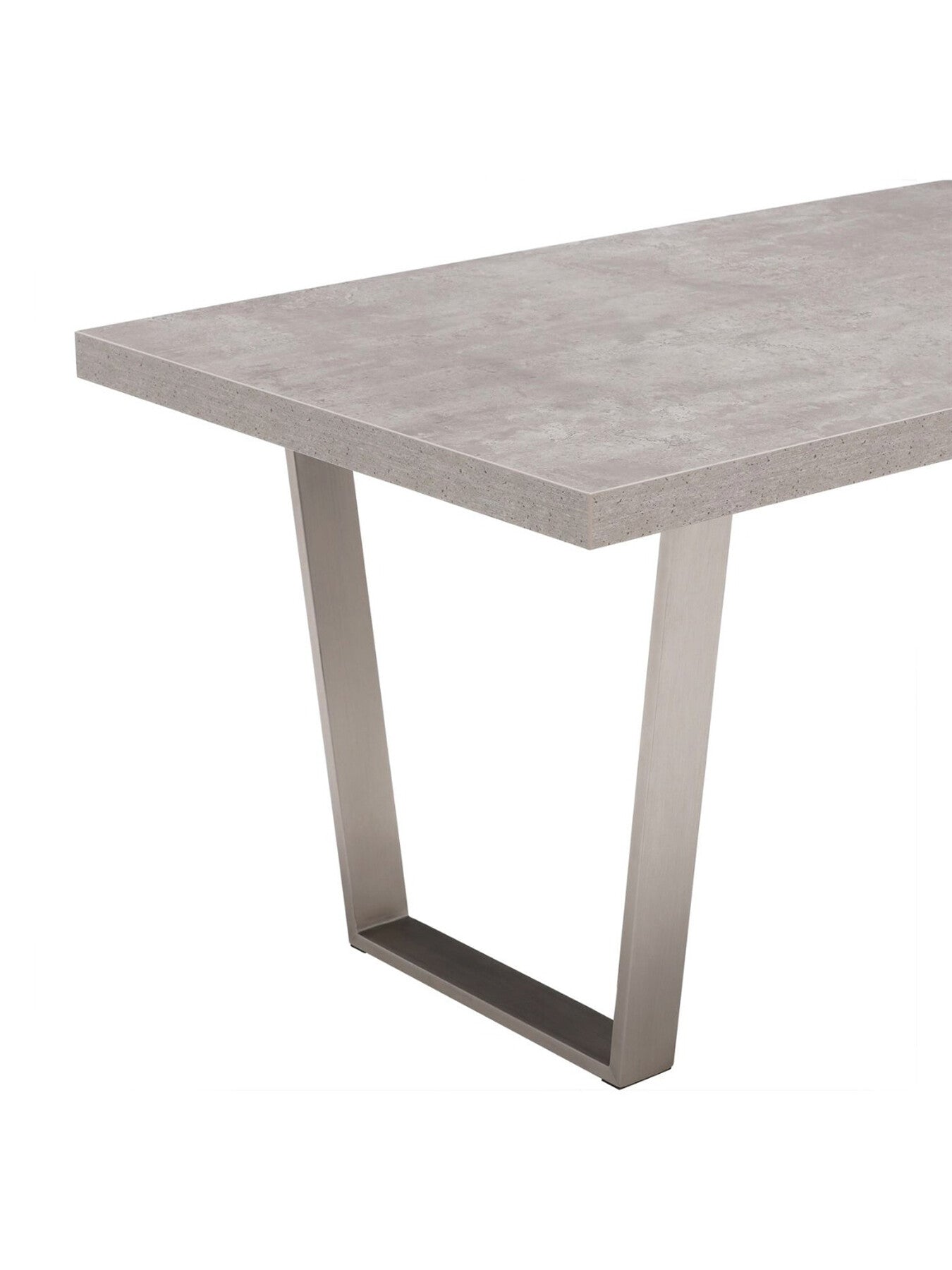 Halmstad Concrete Effect 135cm Dining Table, Seats 4