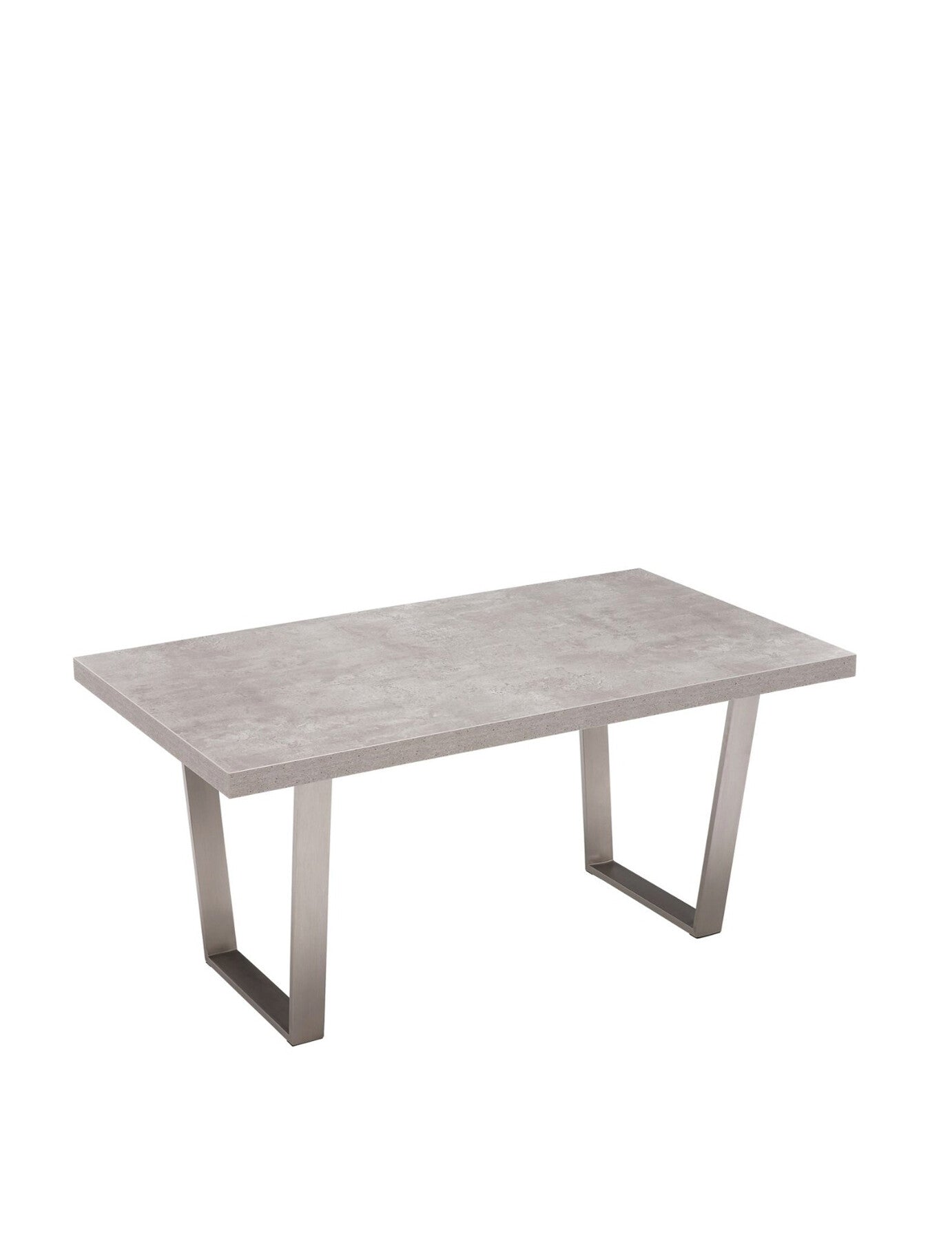 Halmstad Concrete Effect 135cm Dining Table, Seats 4