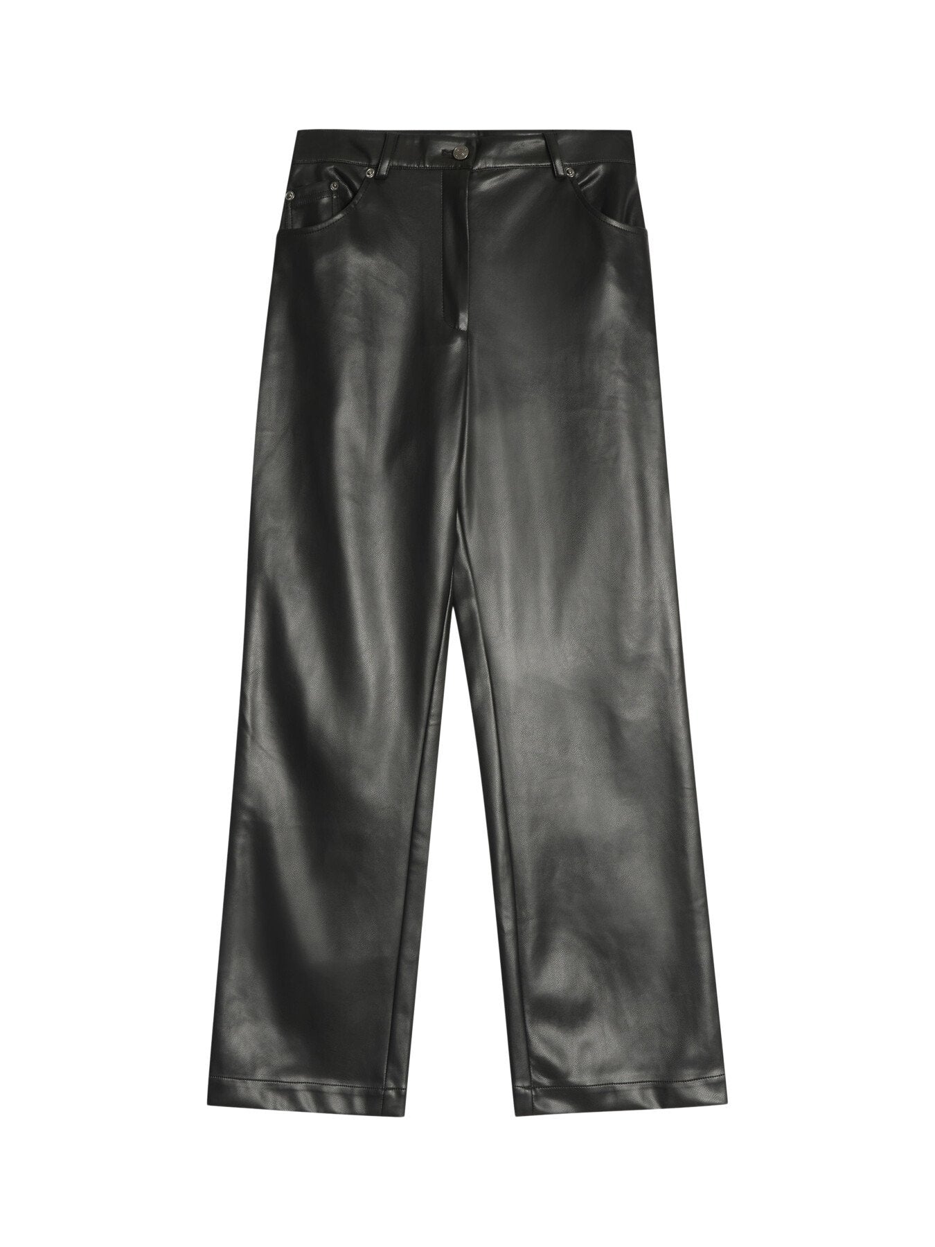 Faux Leather Jeans