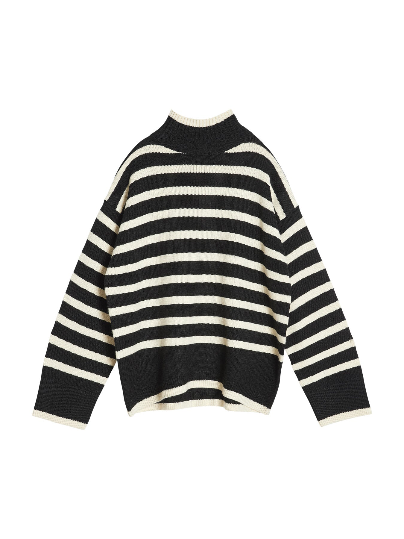 Stripe Turtle Neck