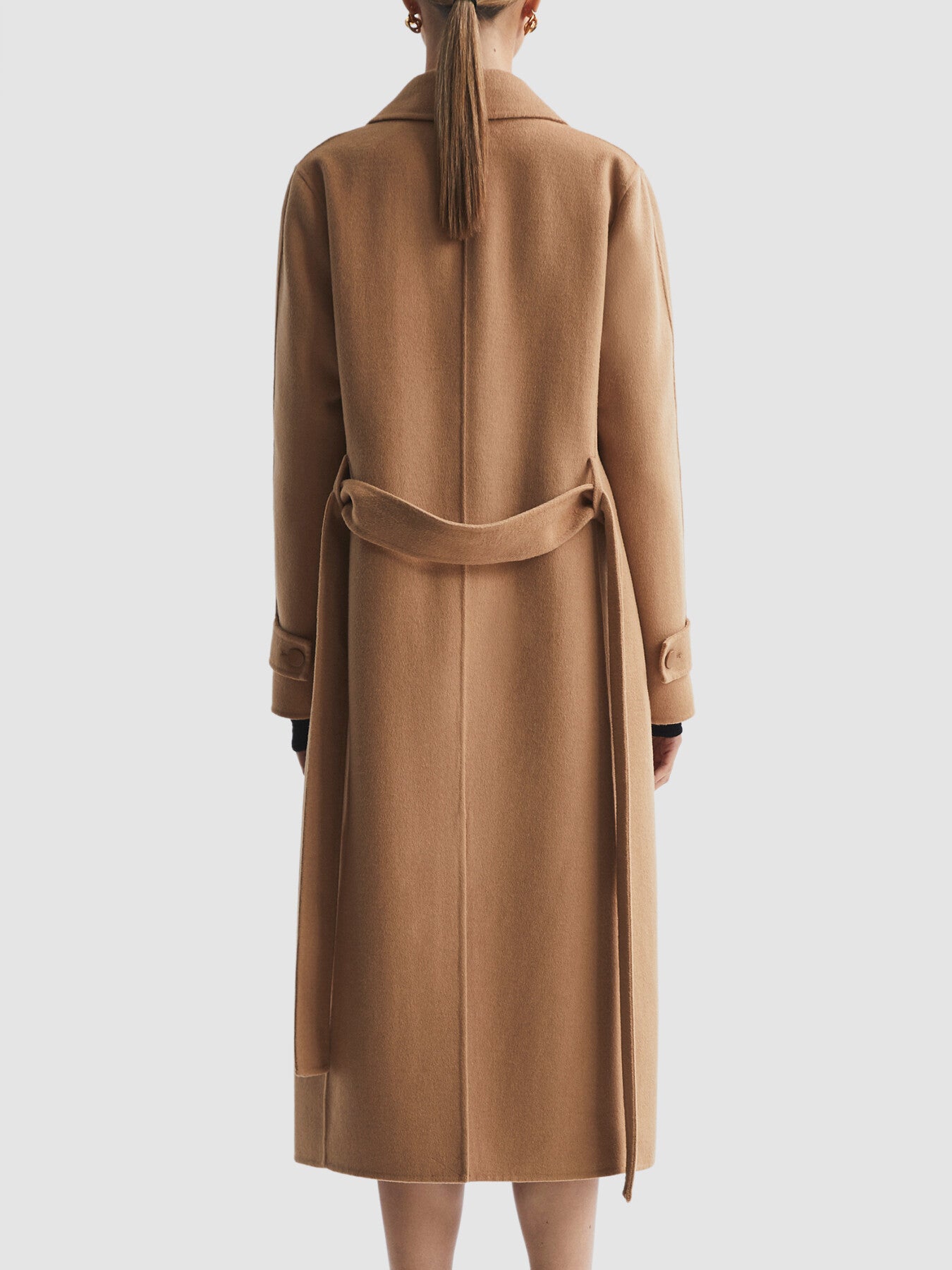 Emile Wool Belted Blindseam Coat