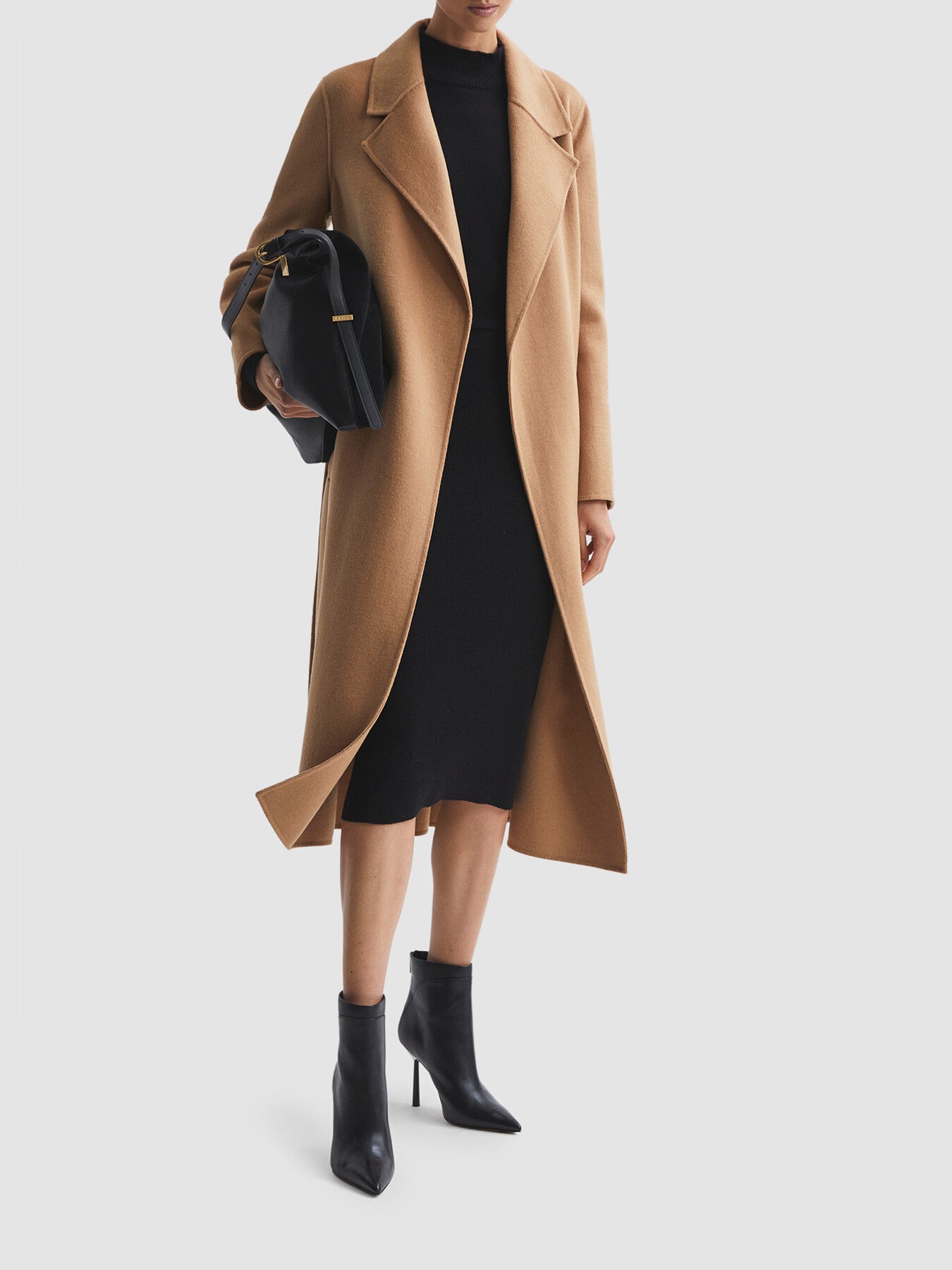 Emile Wool Belted Blindseam Coat