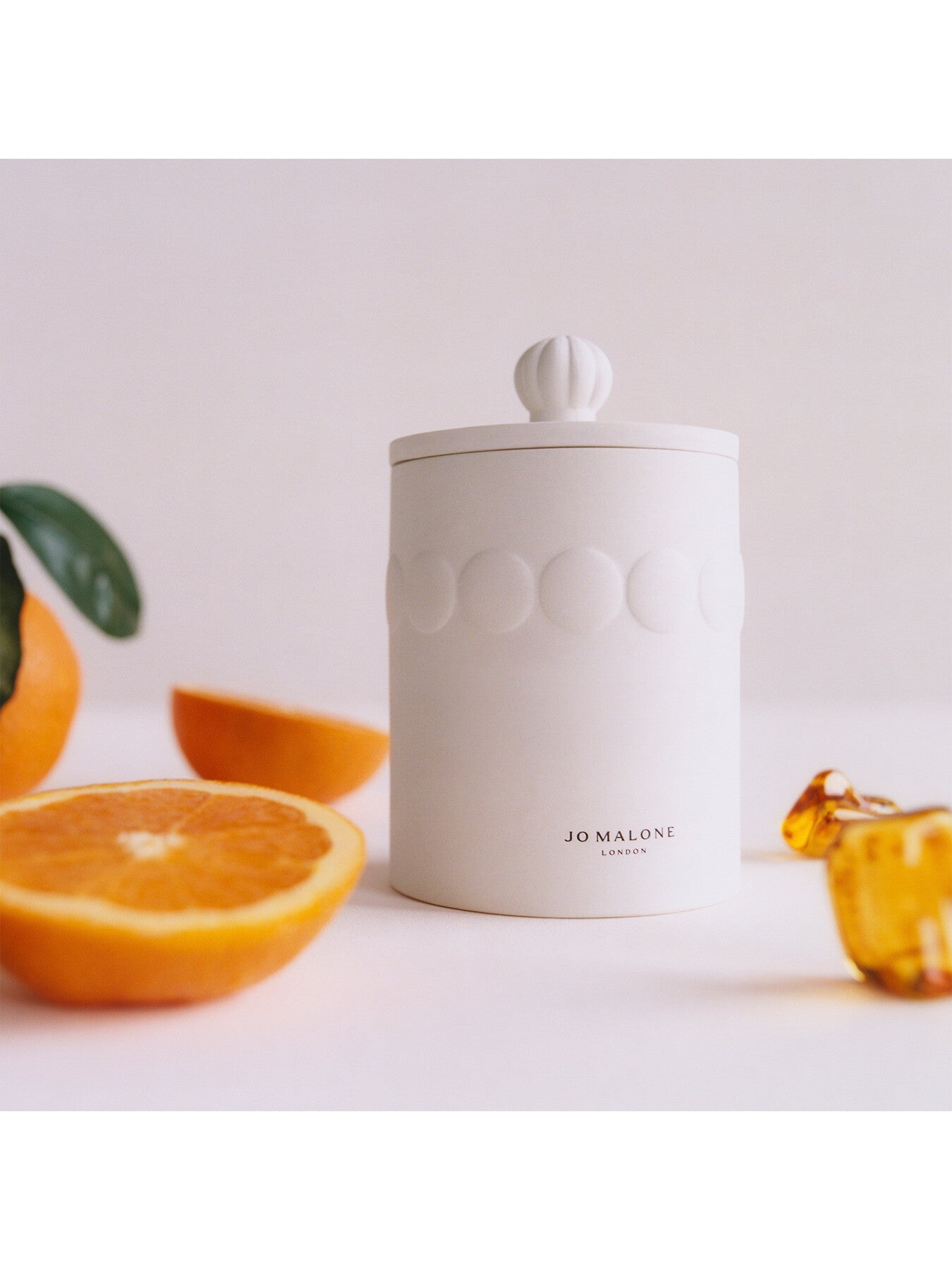 Golden Amber & Orange Townhouse Candle