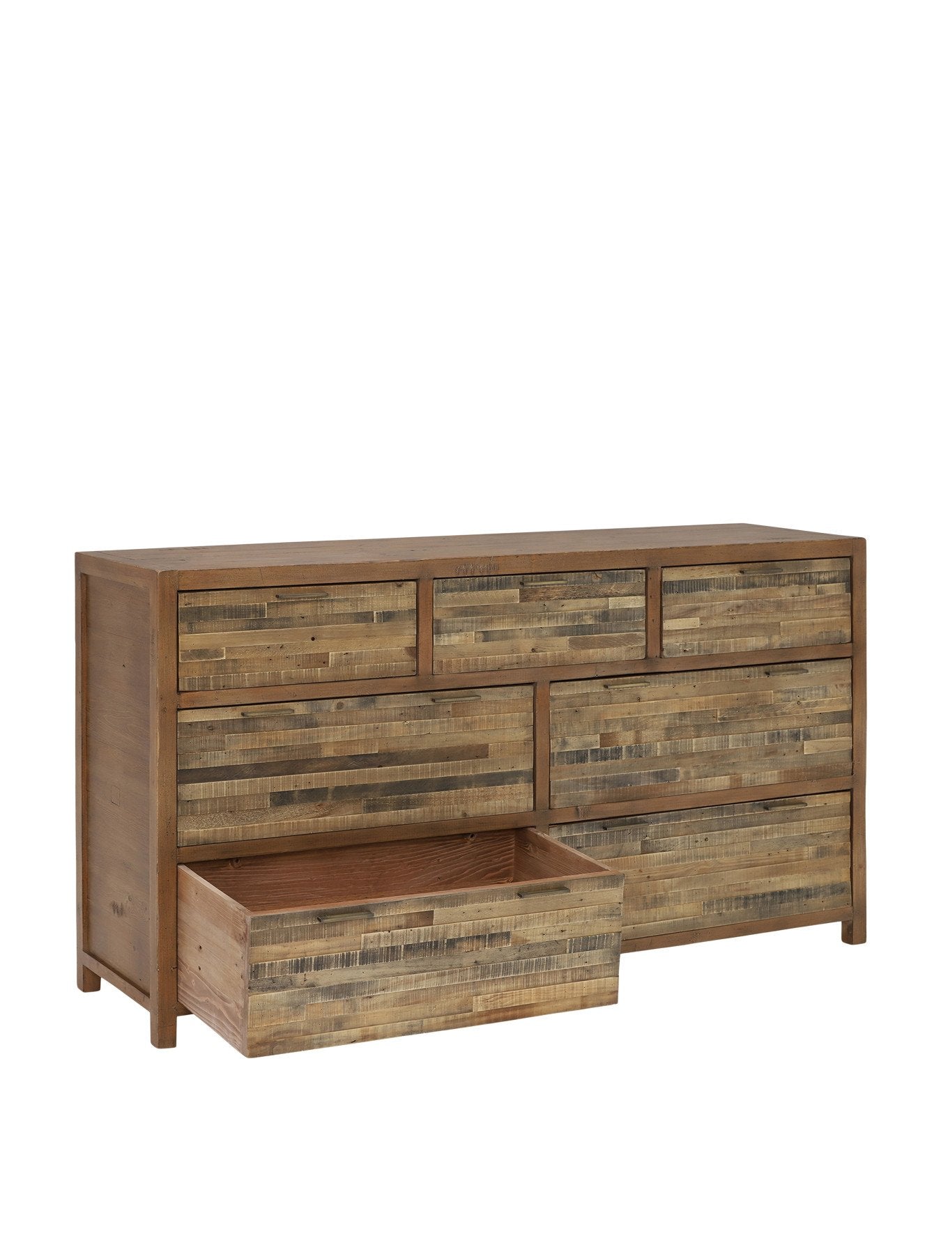 Charlie Reclaimed Wood 7 Drawer Dre