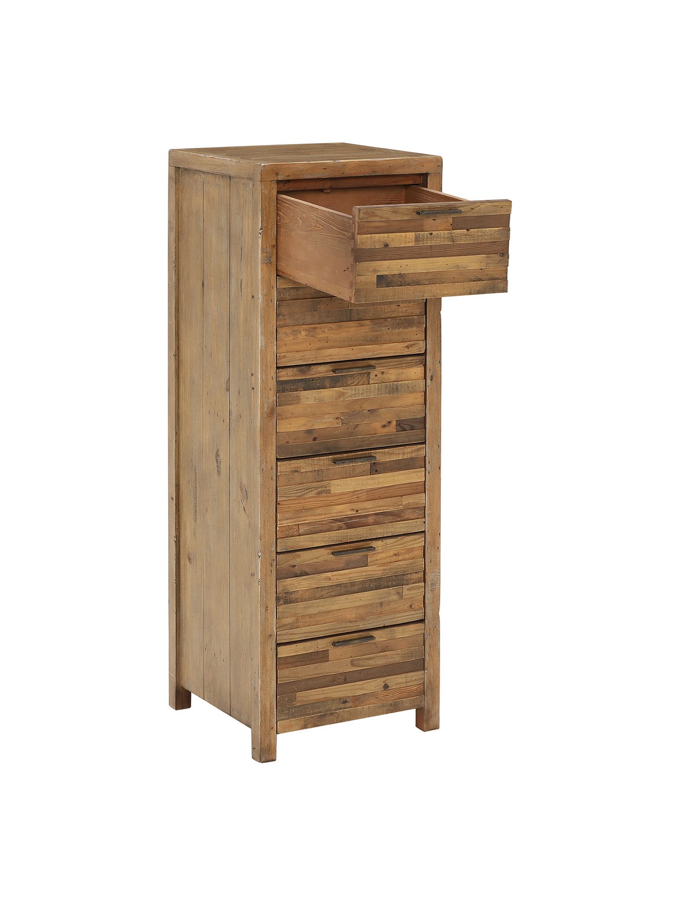 Charlie Reclaimed Wood 6 Drawer Lin