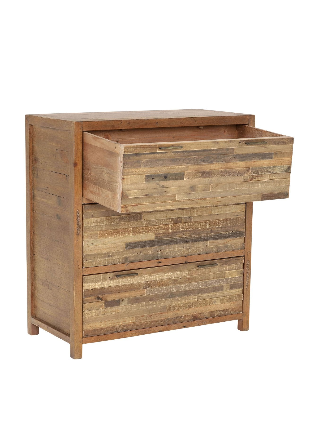 Charlie Reclaimed Wood 3 Drawer Che