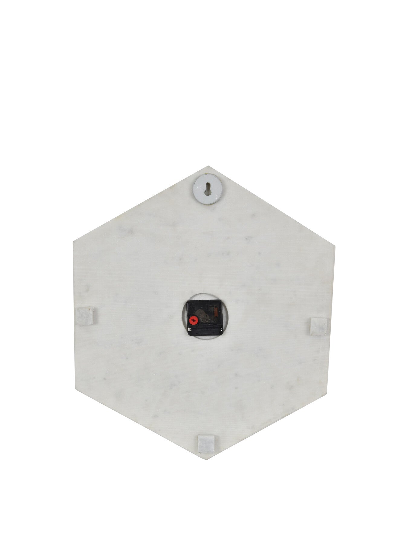 Hexagonal Natural Marble Wall Clock