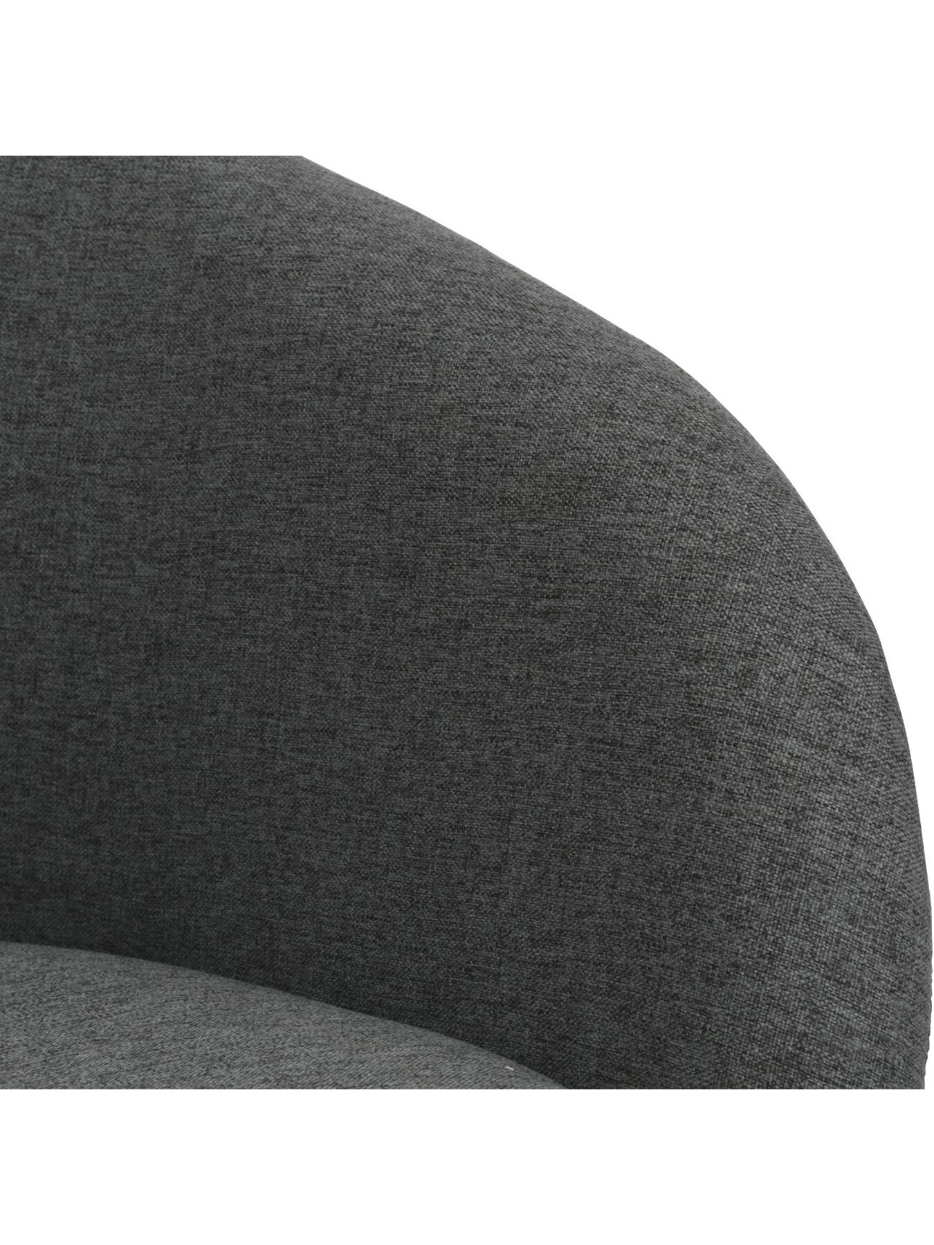 Langley Dining Chair in Smoke Fabric