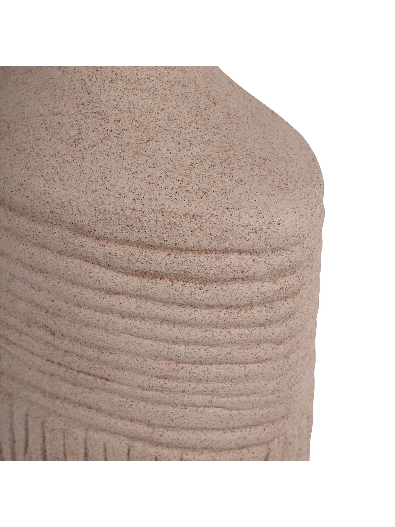 Brushed Textured Finish  Vase