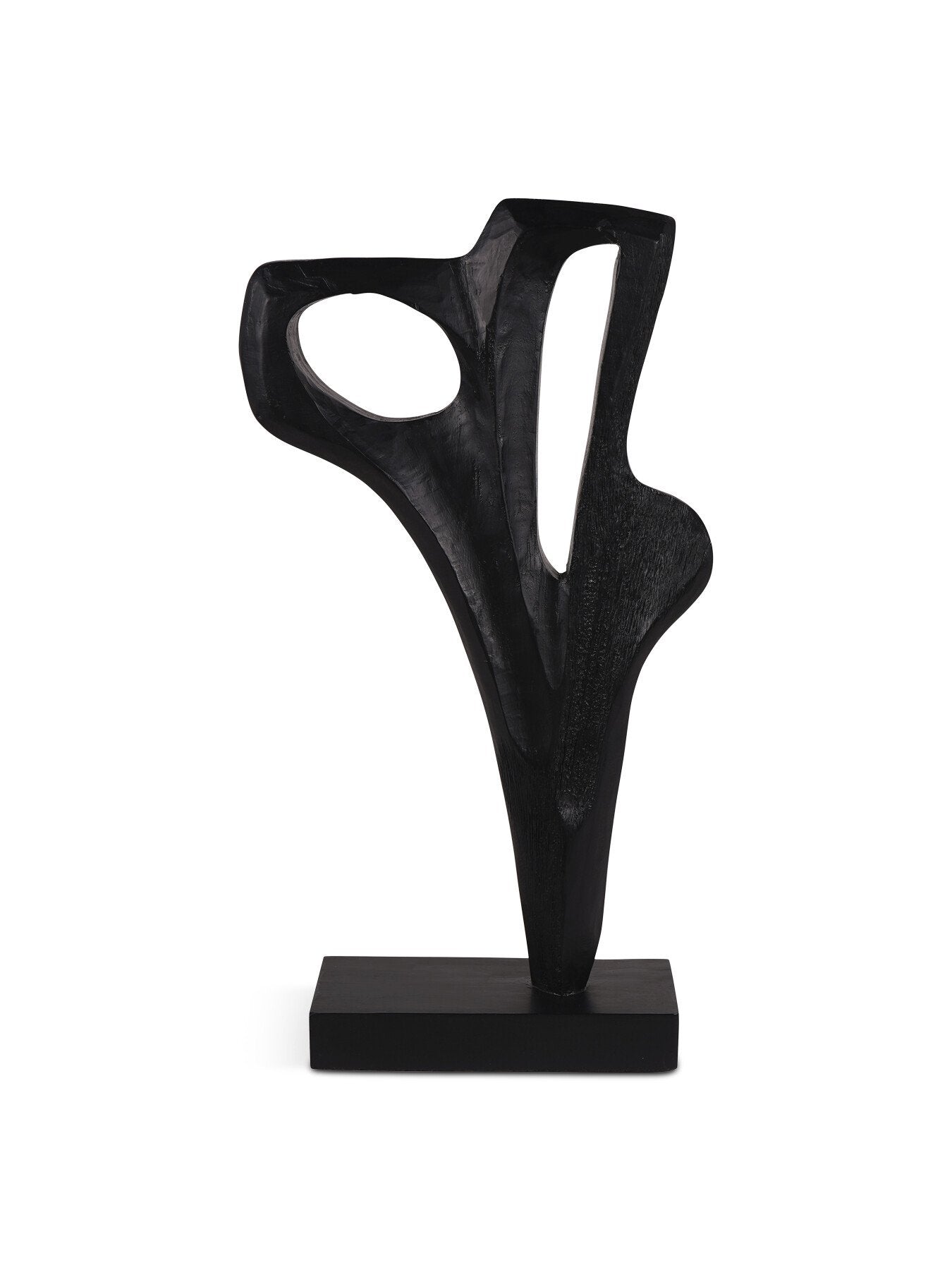 Hand Carved Burnished Wooden Sculpture Small