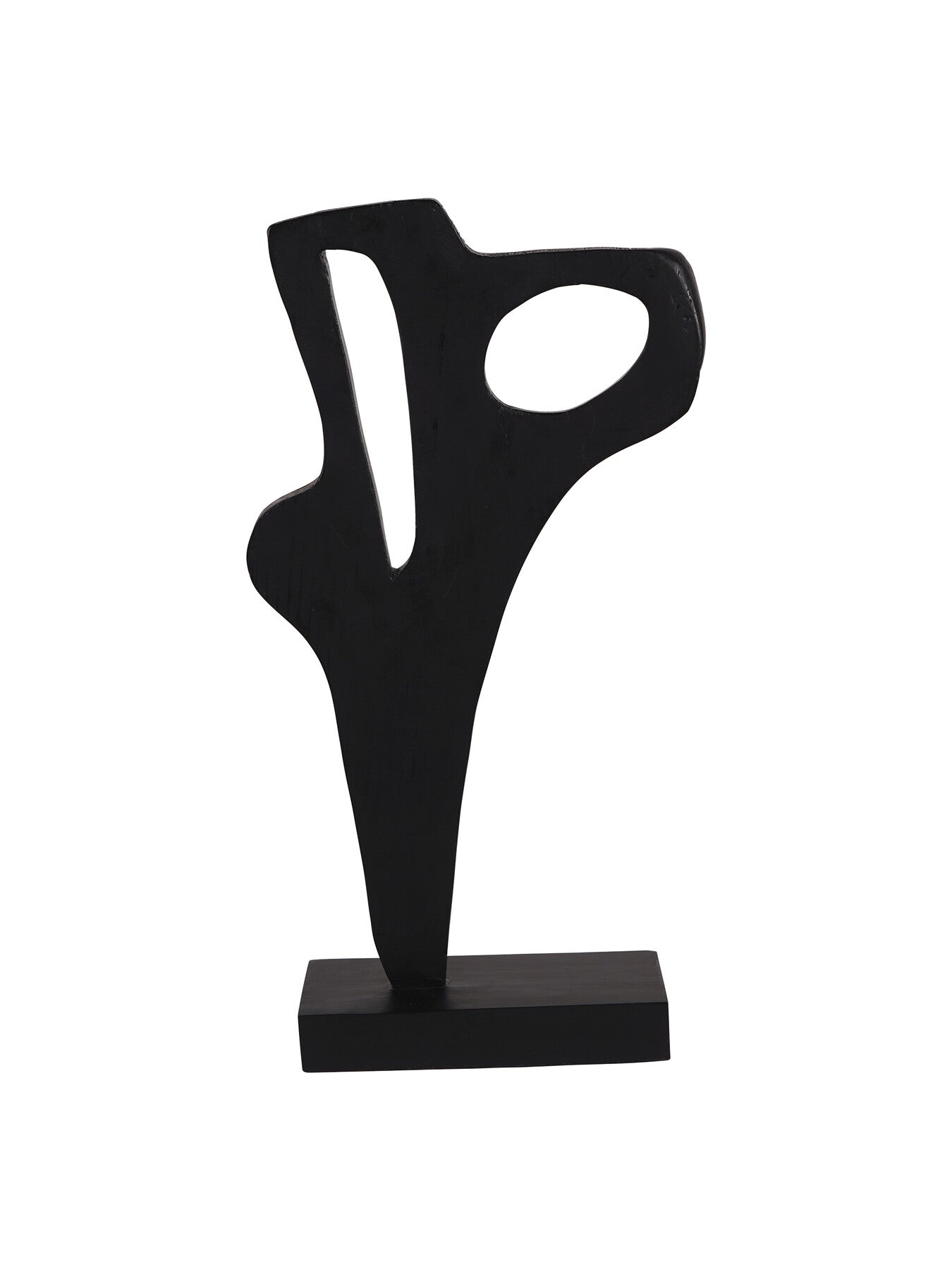 Hand Carved Burnished Wooden Sculpture Small