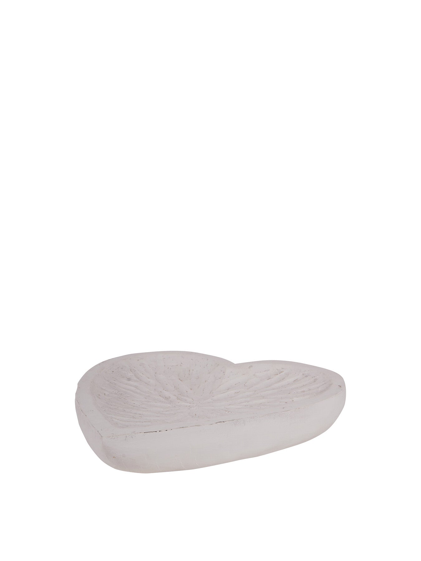 Wooden Carved Heart Bowl