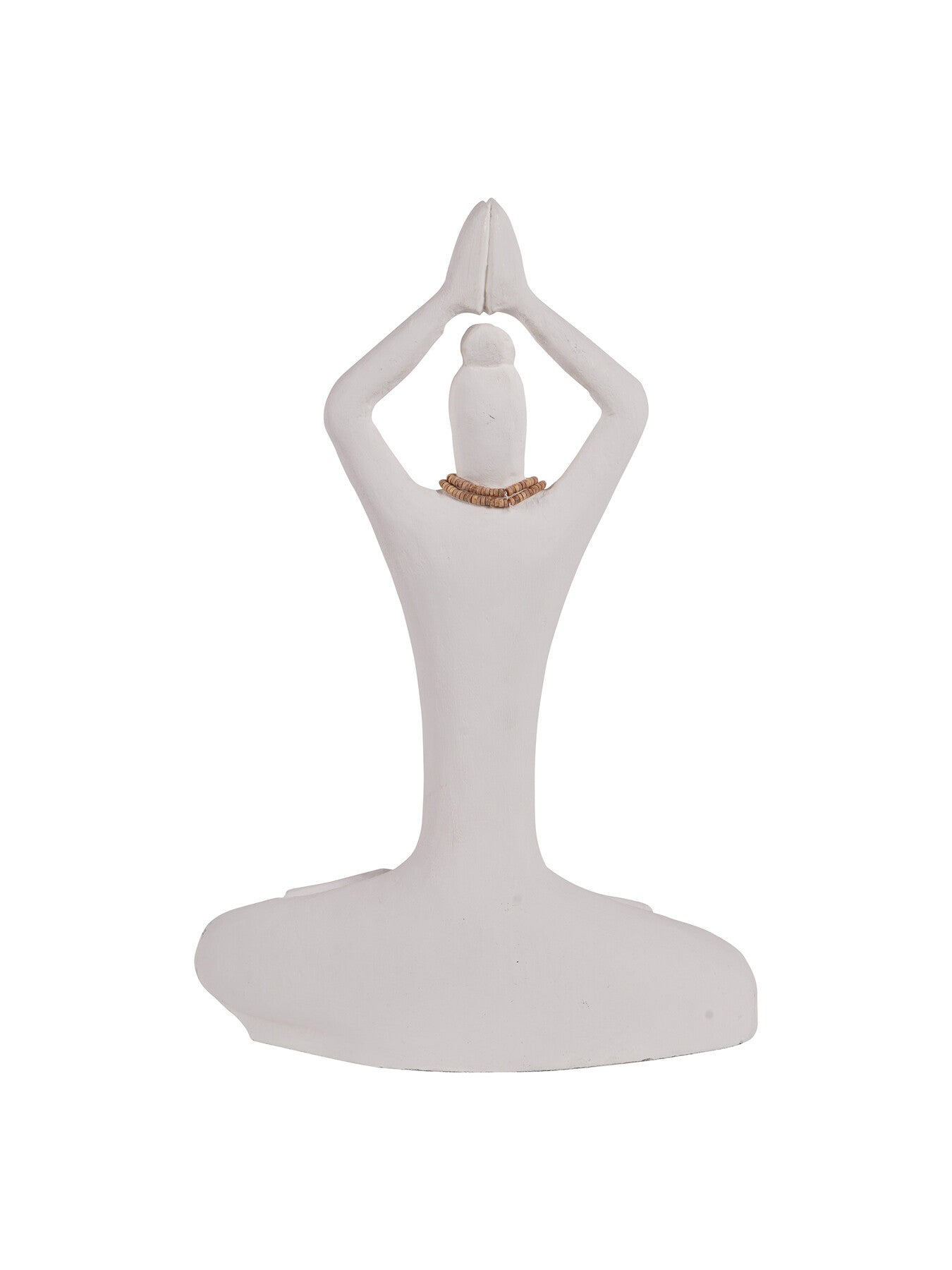 Hand Carved Yoga Lady  Large