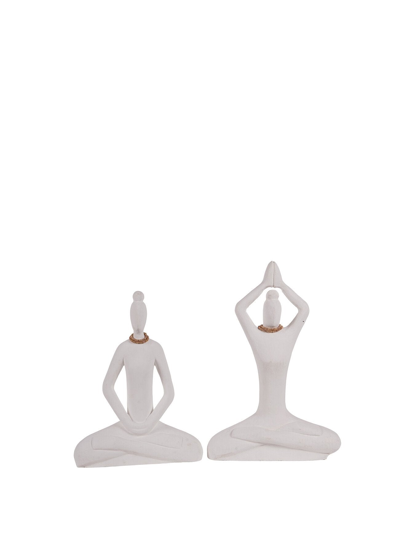 Hand Carved  Yoga Lady  Small