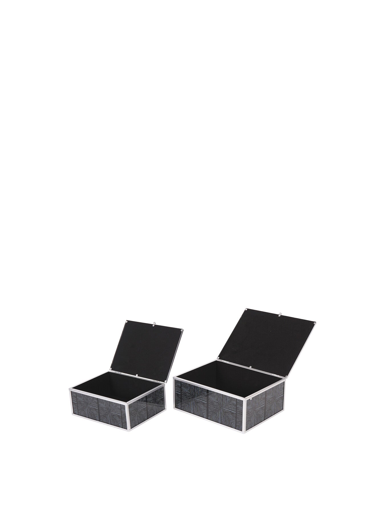 Squares Pattern Set Of 2 Boxes