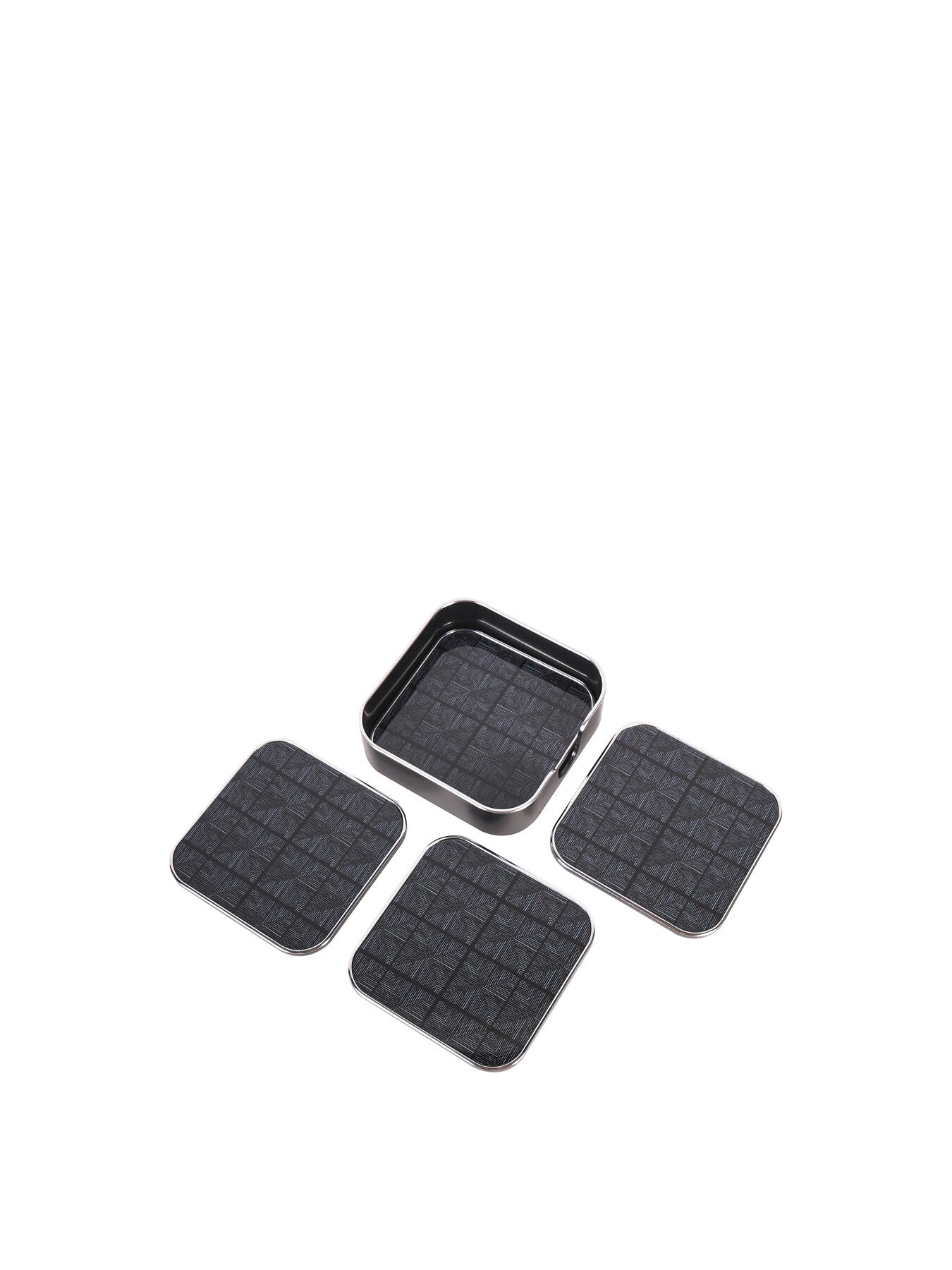 Squares Pattern Set of 4 Coasters