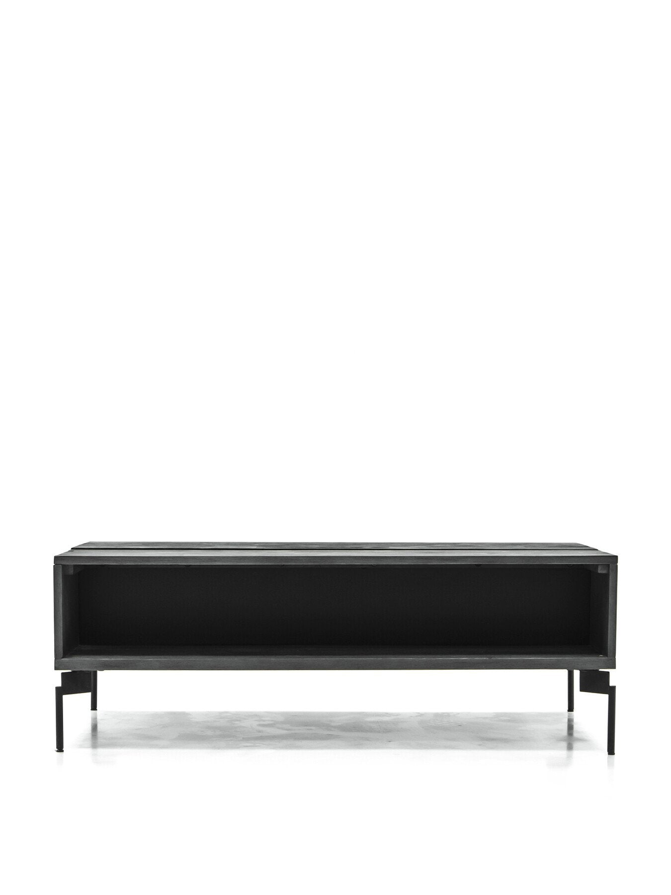 Bronks Black Coffee Table with Motion Top Mech