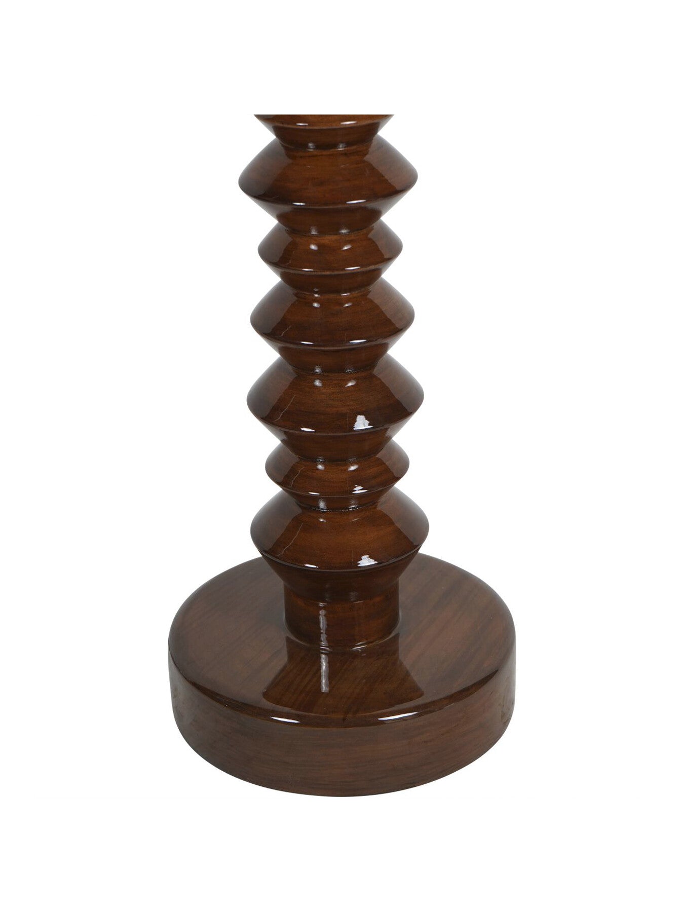 Lacquer Table Lamp Base Maple (Base Only) 16