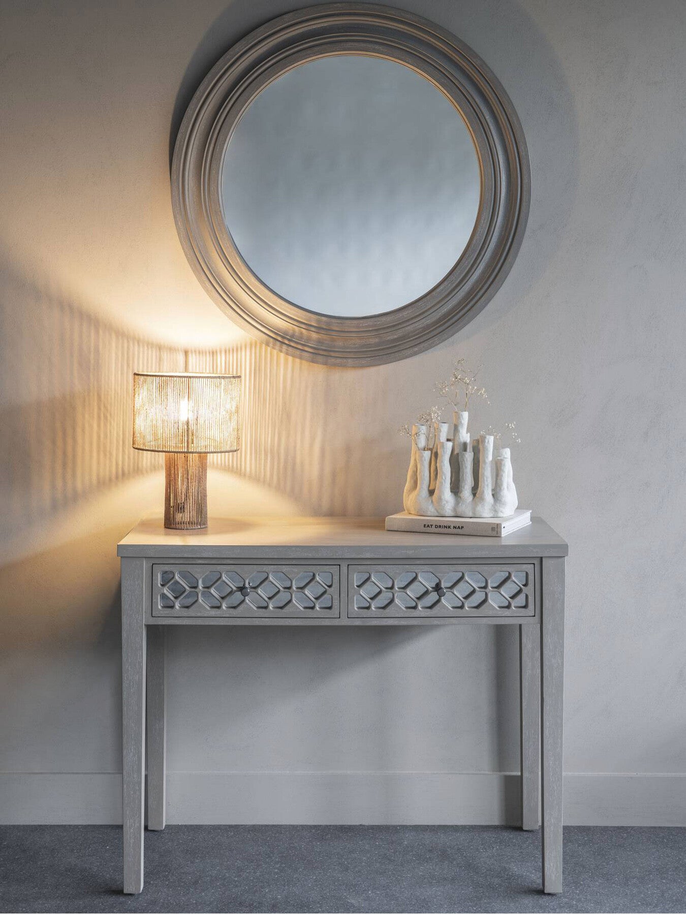 Barnabus Round Mirror 90cm
