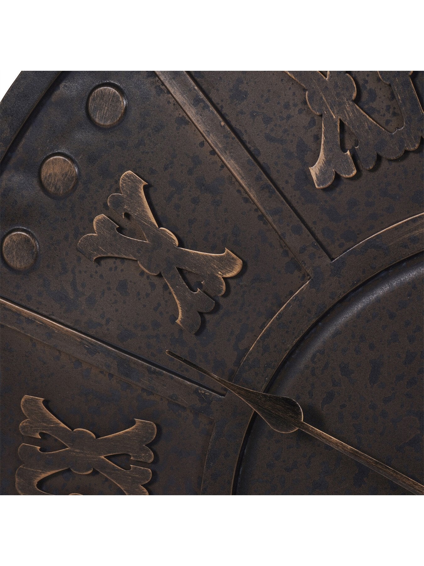 Dempsey Antique Black Metal Outdoor Wall