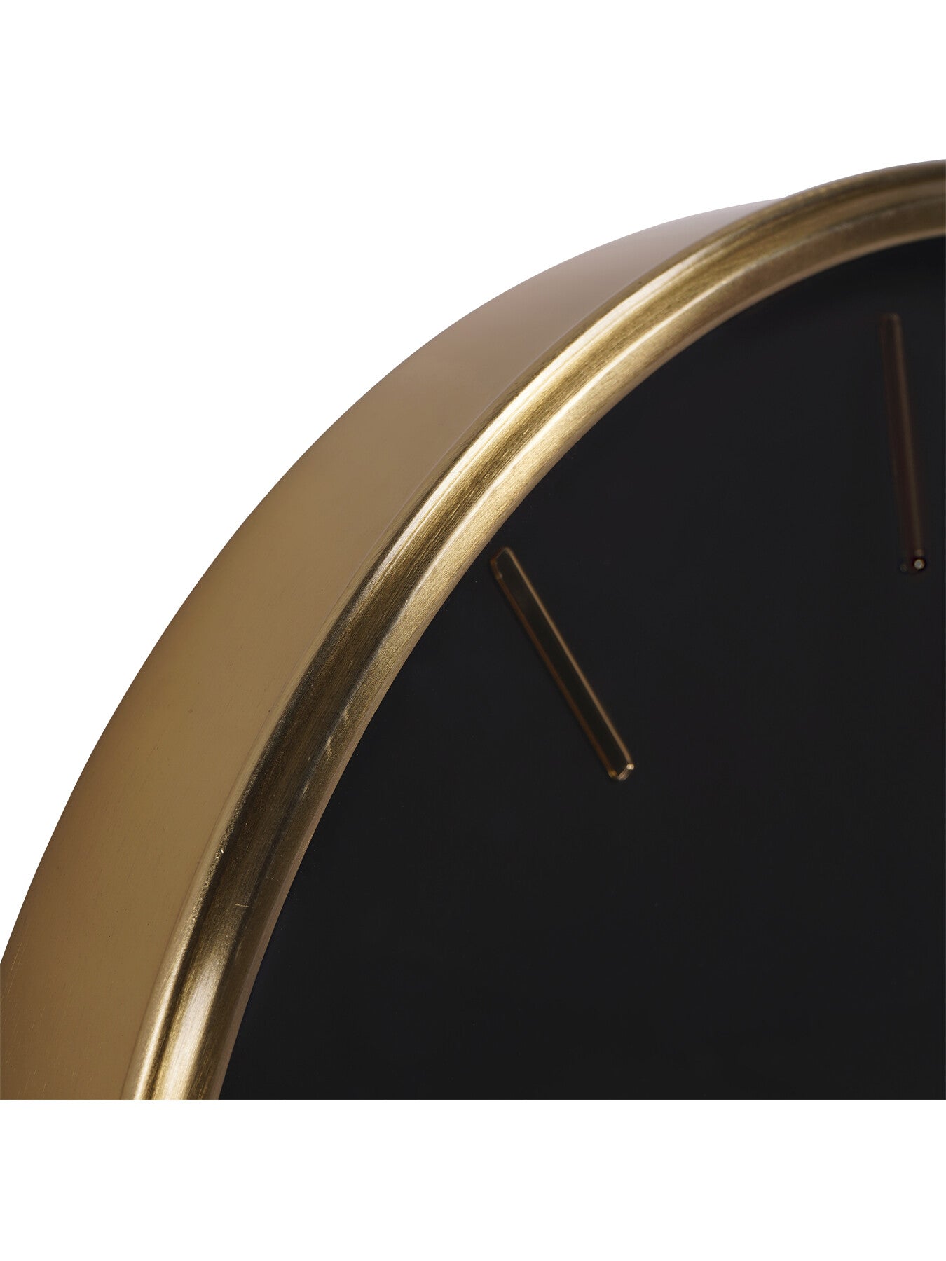 Dial Wall Clock Black