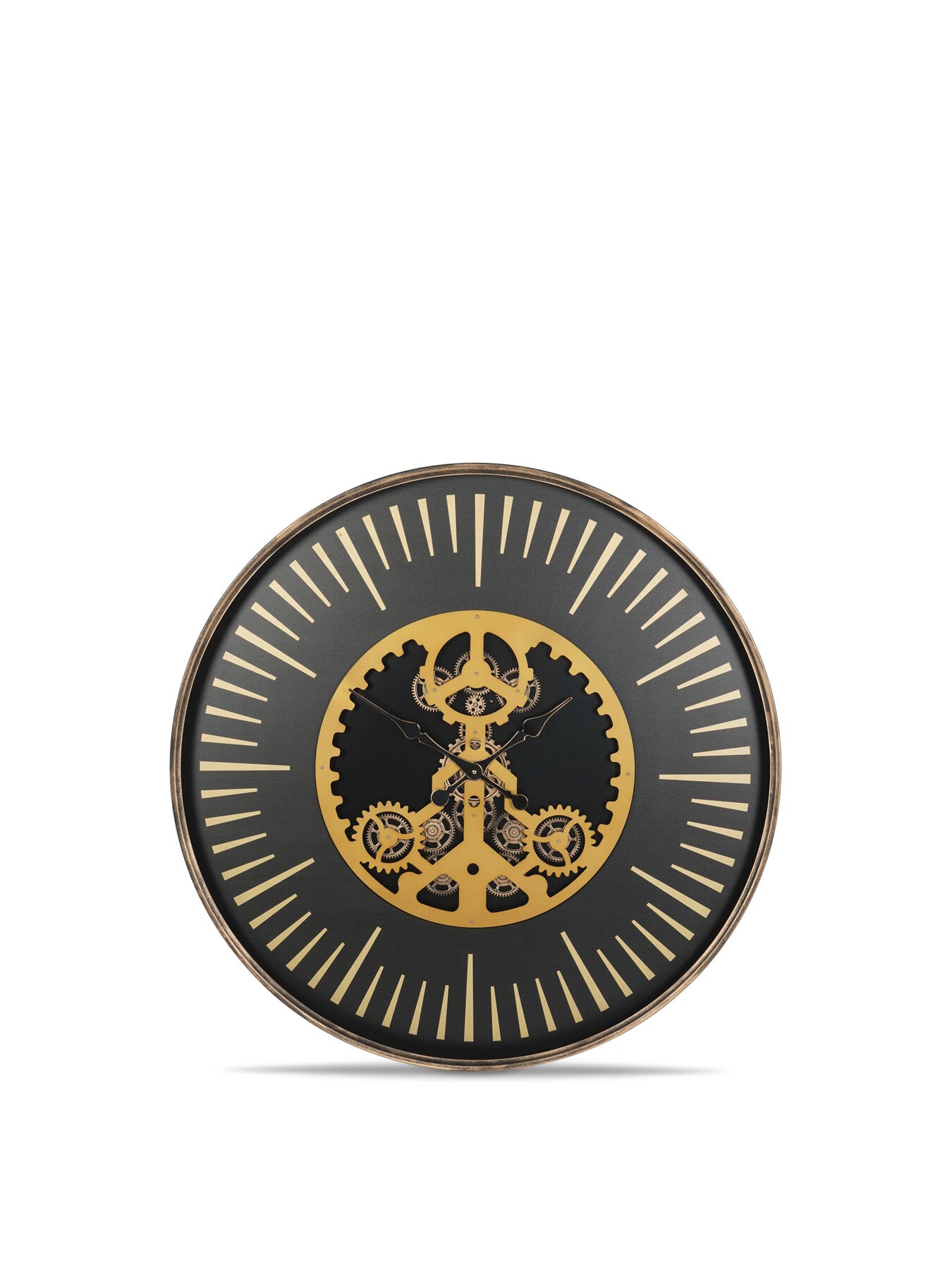 Palladium Wall Clock with Centre Moving Dials 100