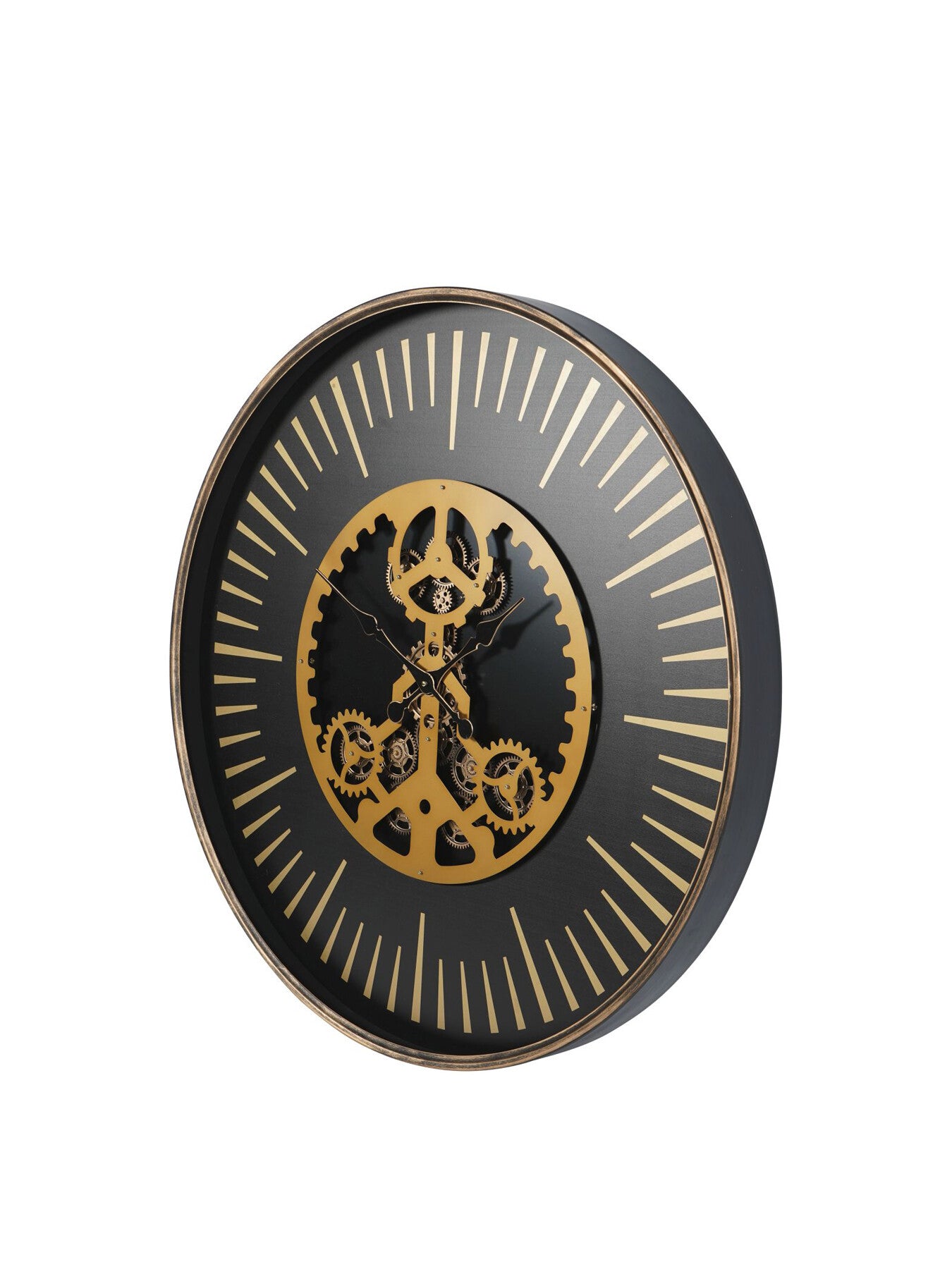 Palladium Wall Clock with Centre Moving Dials 100