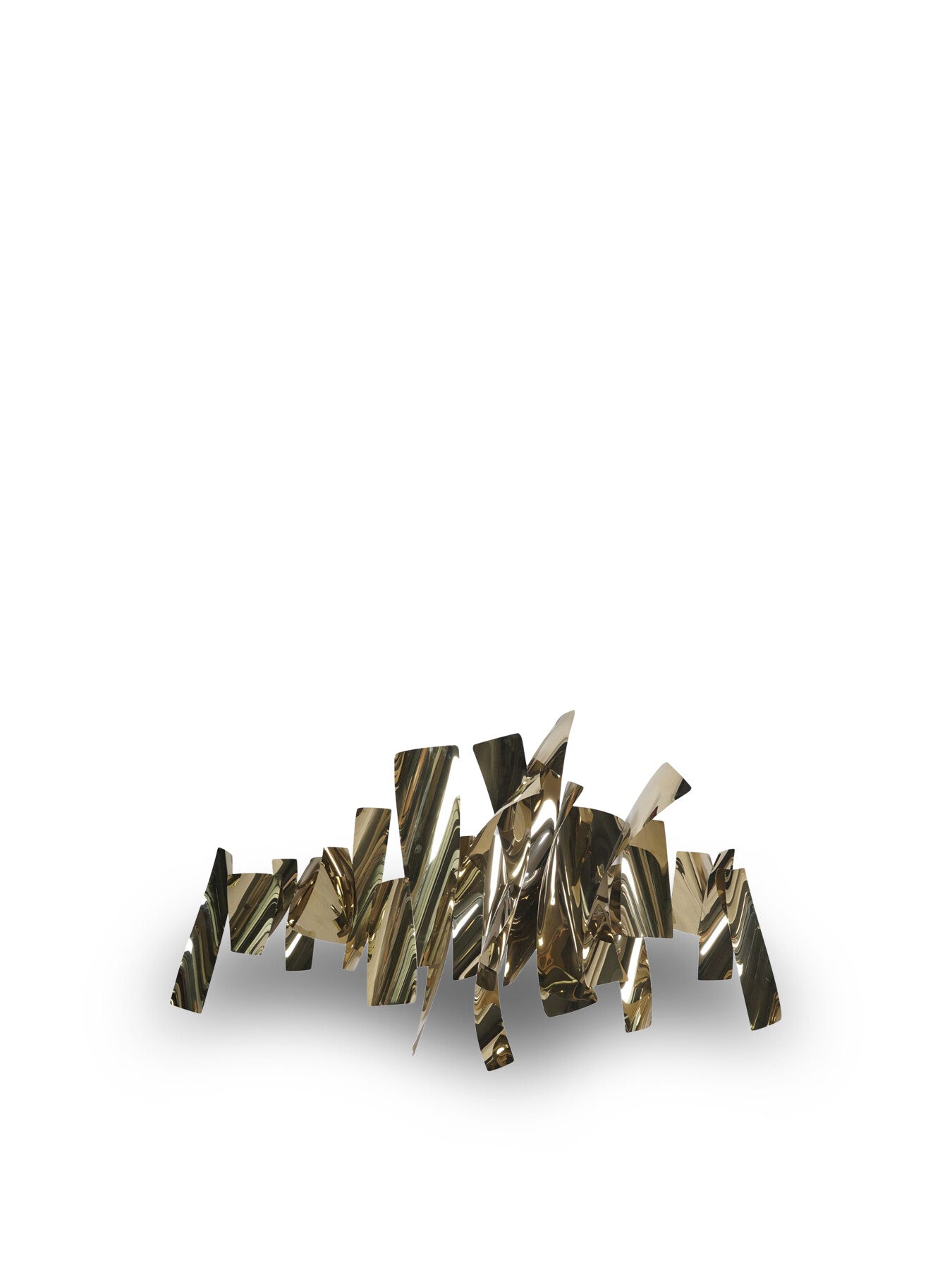 Stainless Steel Absract Slice Wall Art