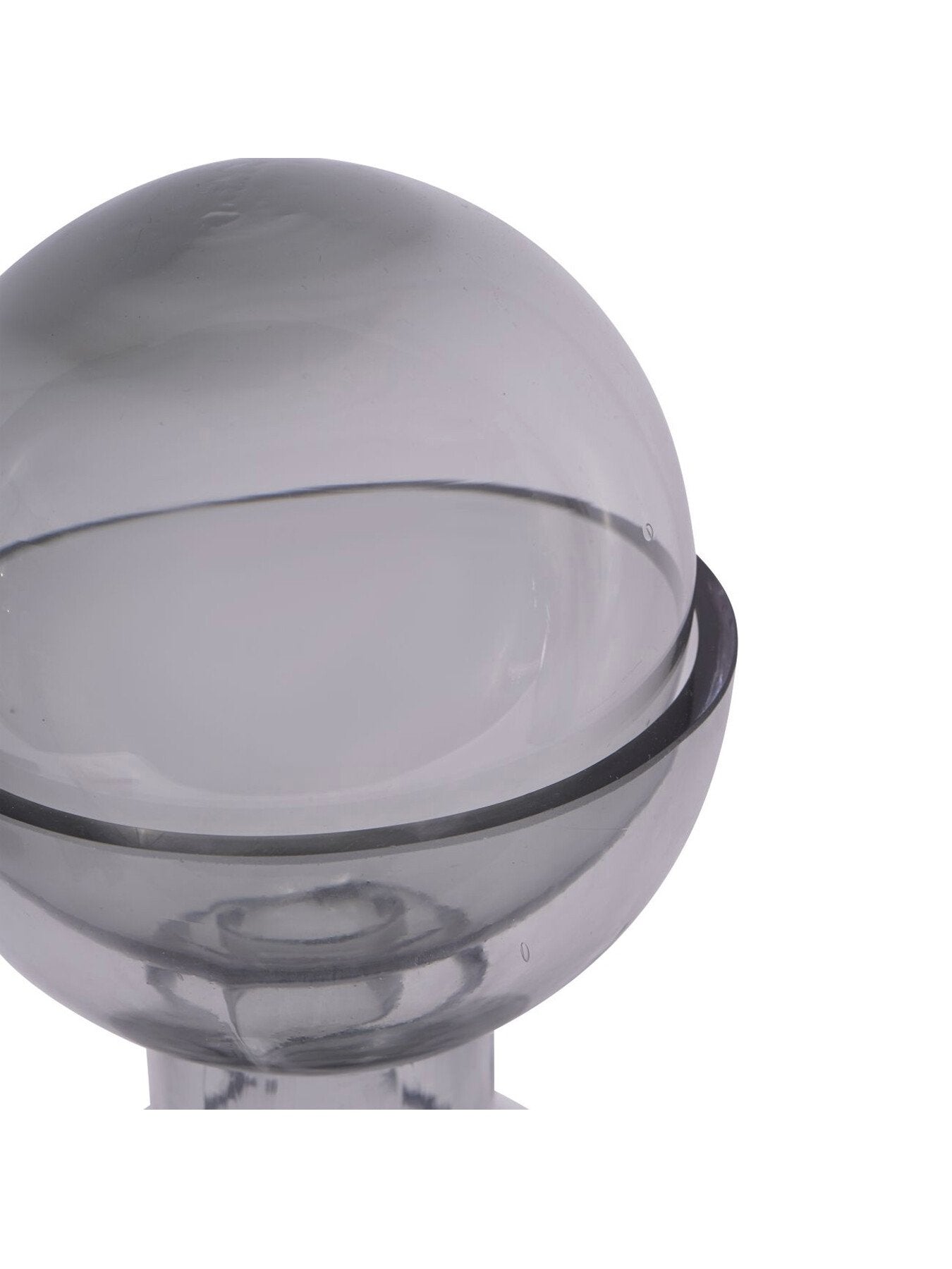 Vitrum Smoked Bottle Vase 37cm