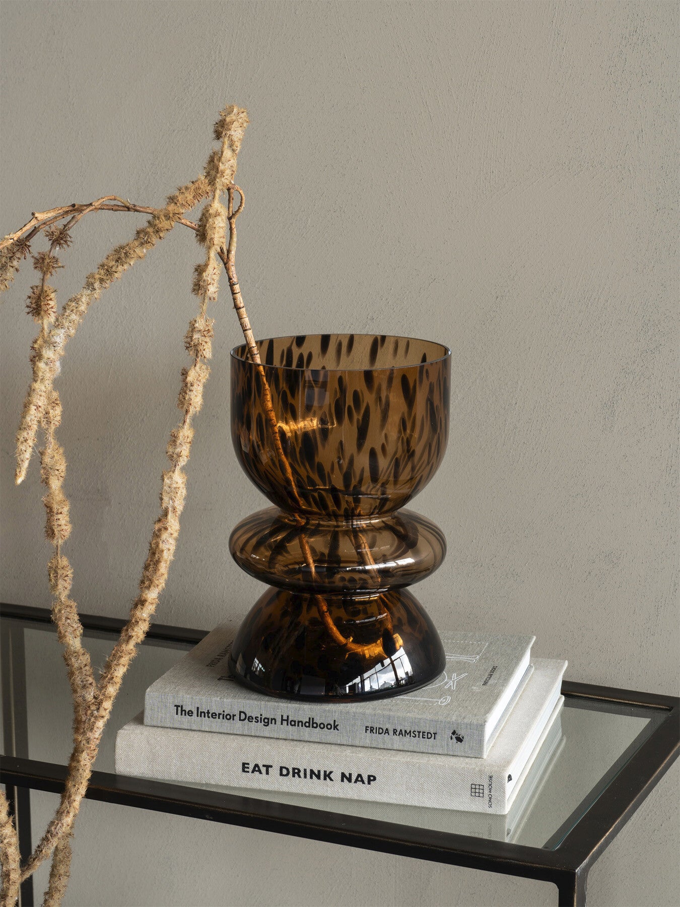 Savanna Glass Vase Candle Holder 24cm