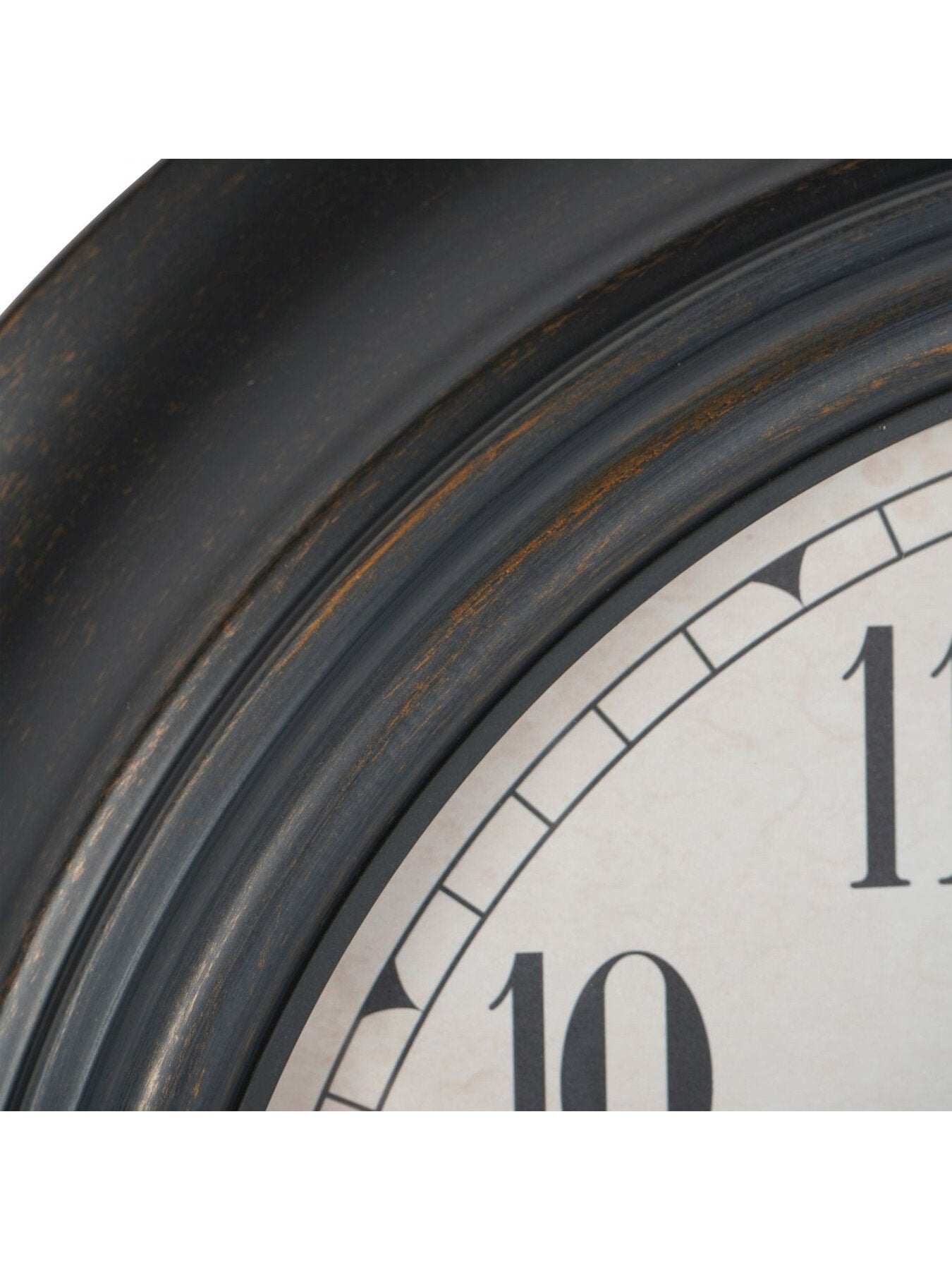 Outdoor Metal Clock with Temperature and Humid