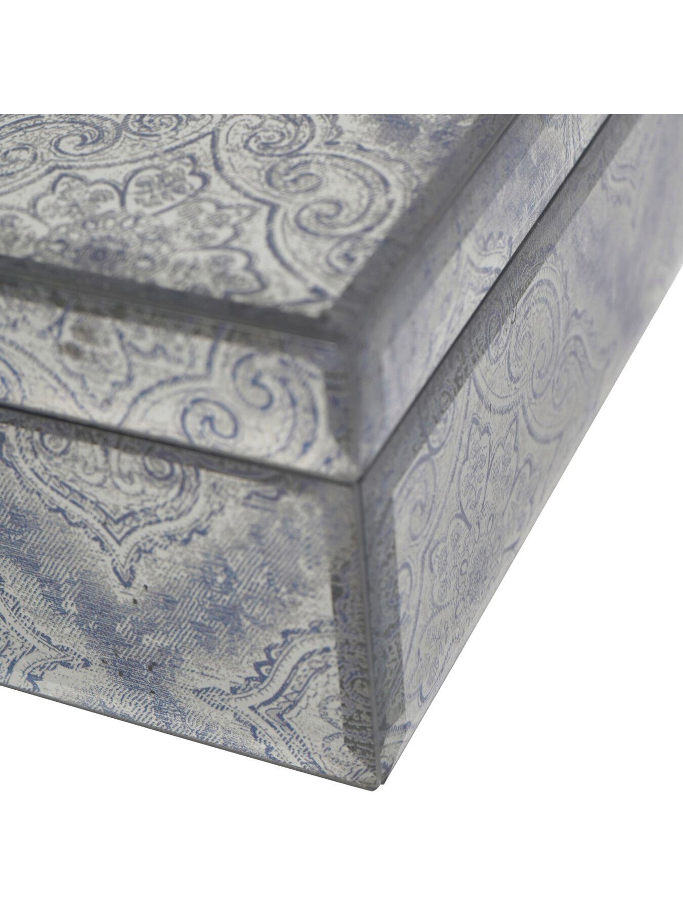 Mandala Pattern Smoked Mirrored Box