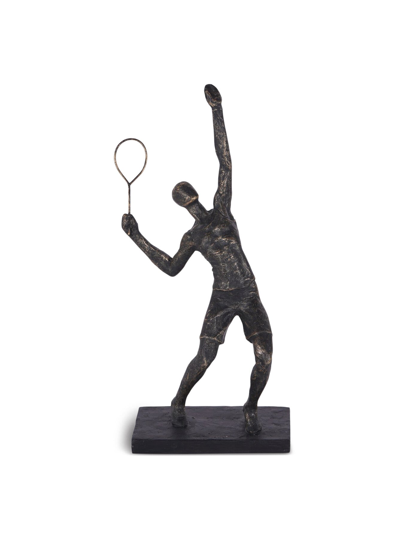 Raquet Player Sculpture