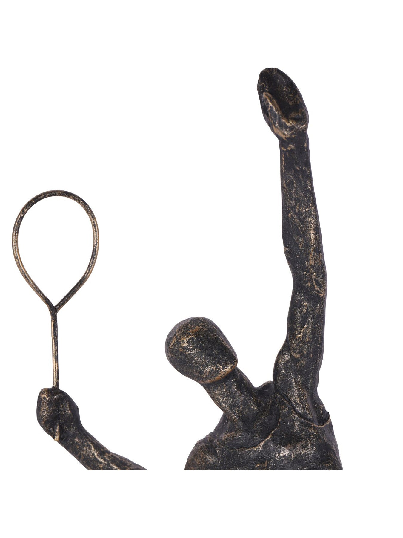 Raquet Player Sculpture