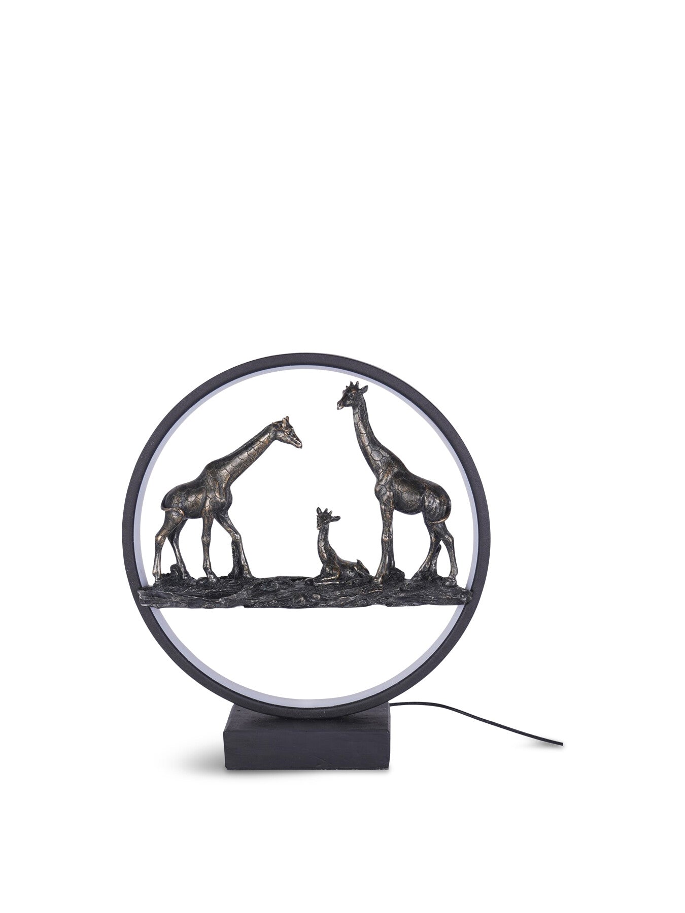 Giraffe Family Light Sculpture LED USB