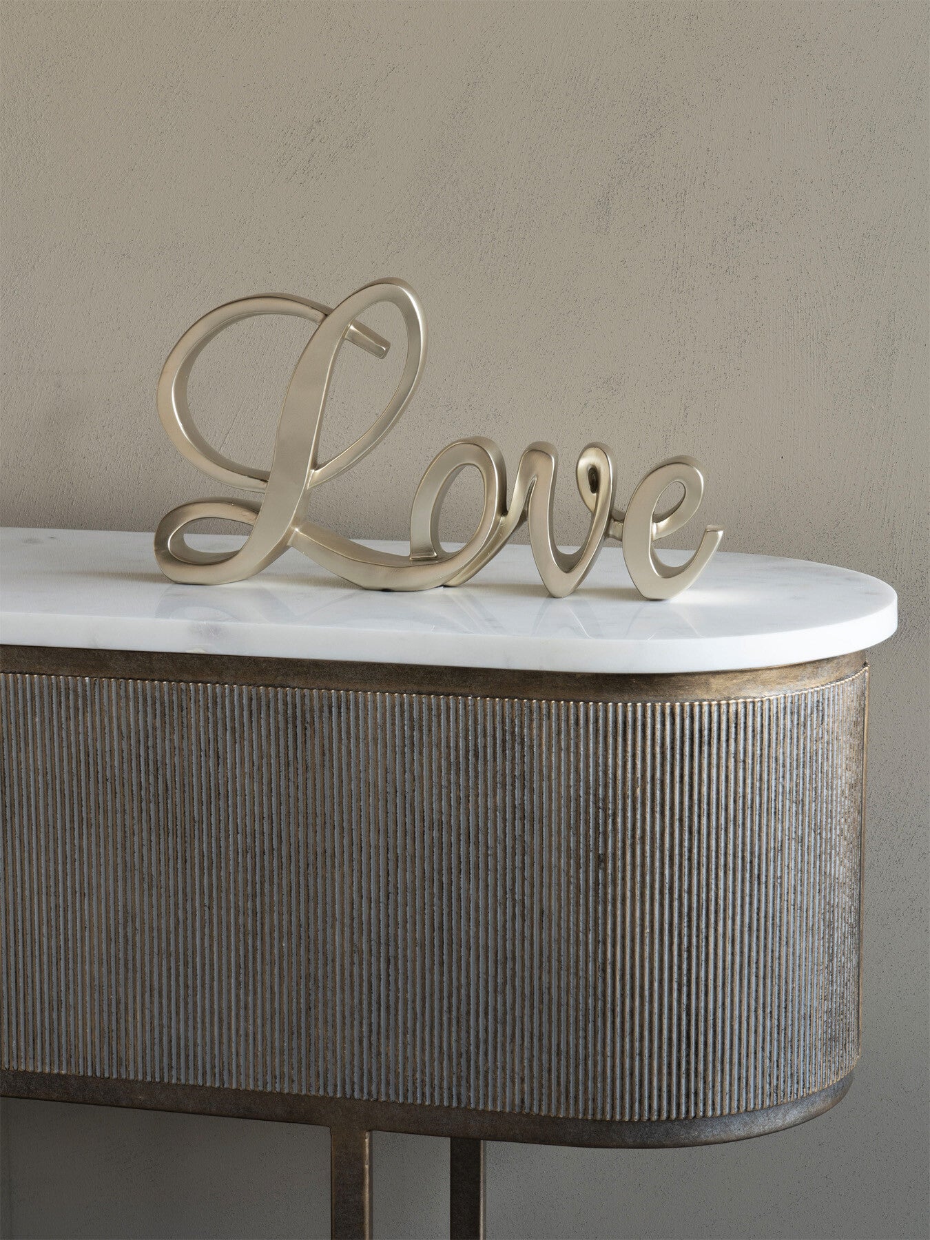 Word Love Sculpture