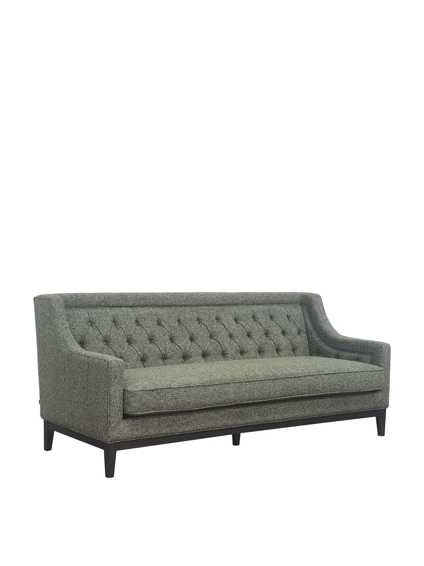 Theodore Buttoned Sofa Forest Green