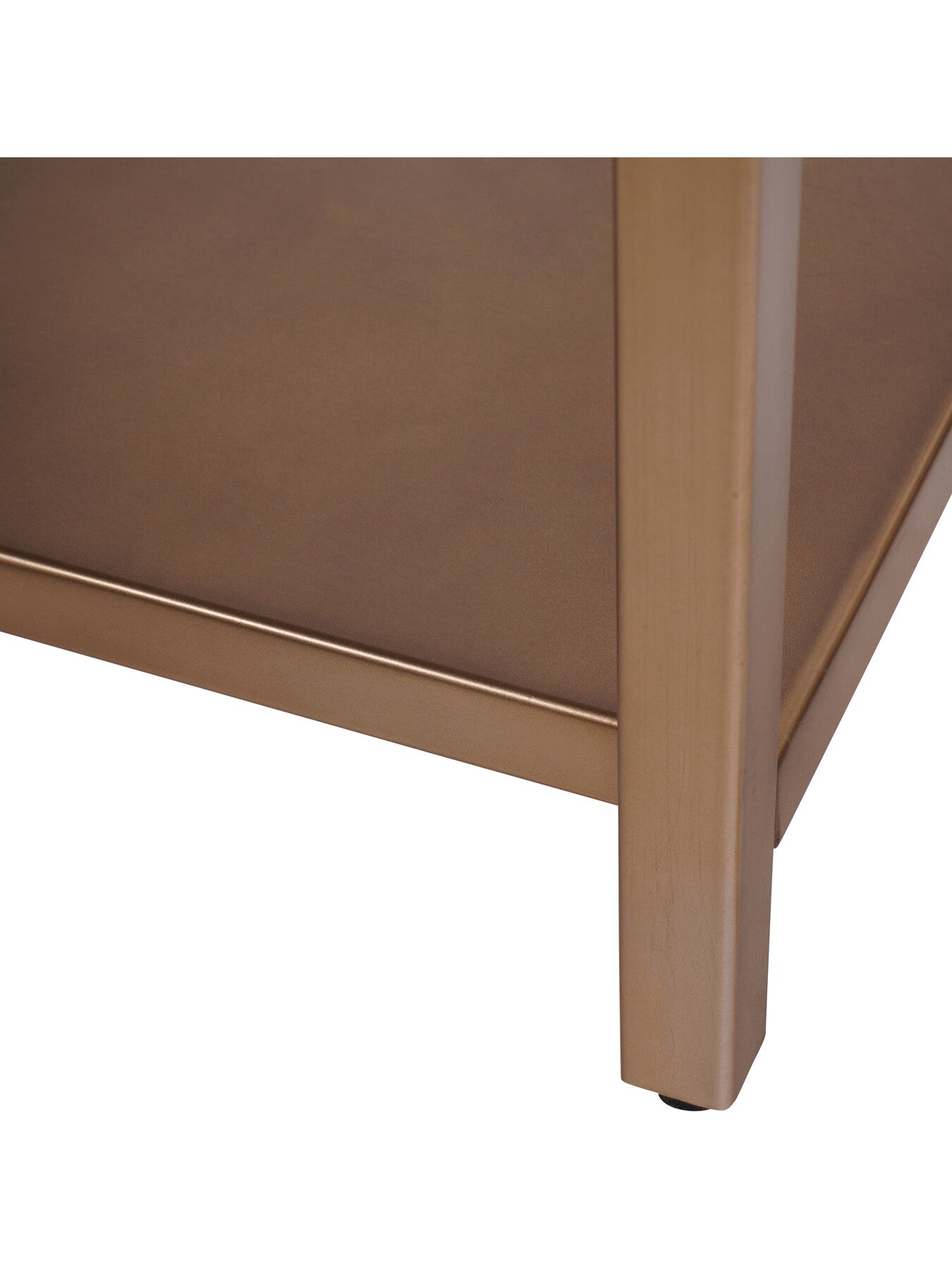 Brooks Tall Shelving Unit Brushed Champagne
