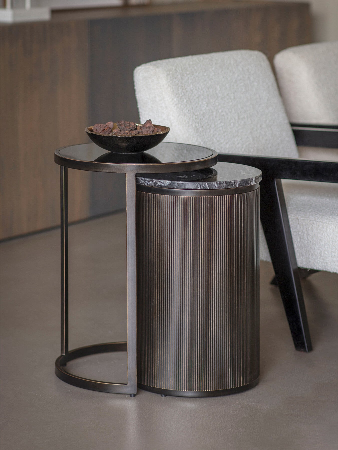 Belvedere Set of 2 Nesting Side Tables
