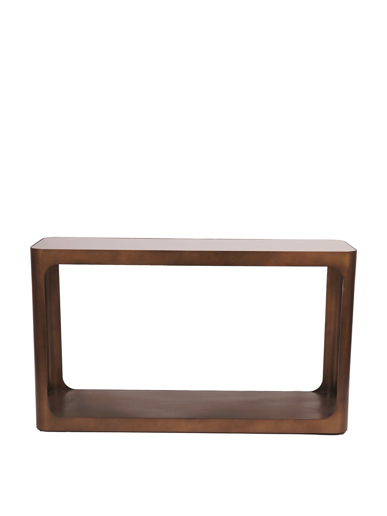 Thorpe Metal and Glass Console Table