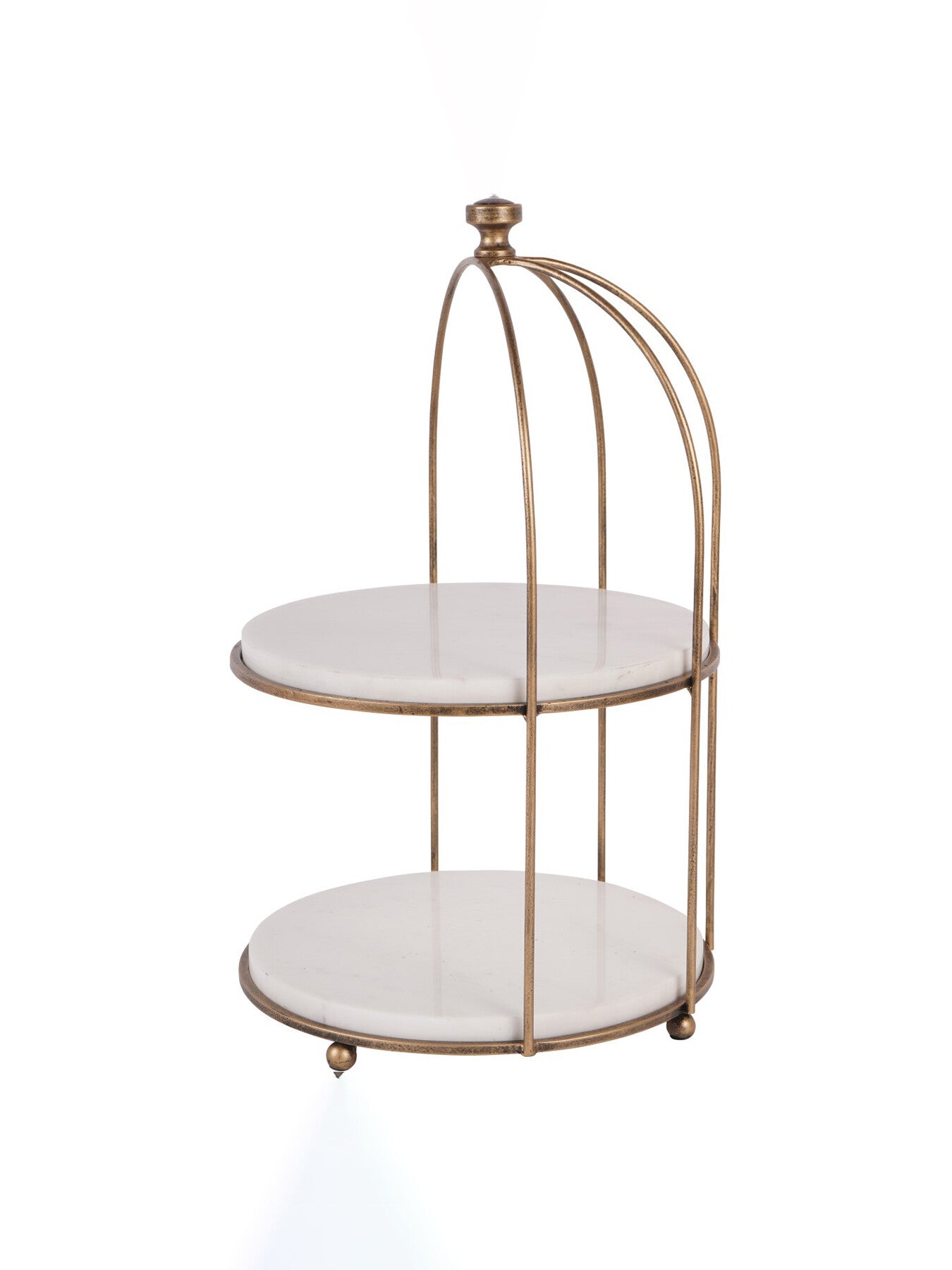 Belvedere Aged Two Tiered Stand
