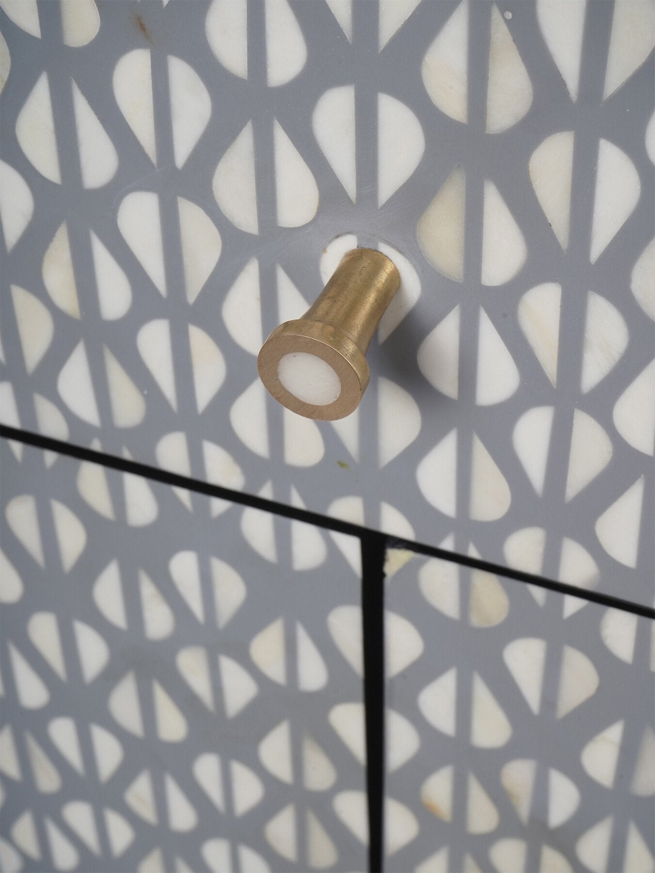 Burgess Bone Inlay 2 Door Bedside