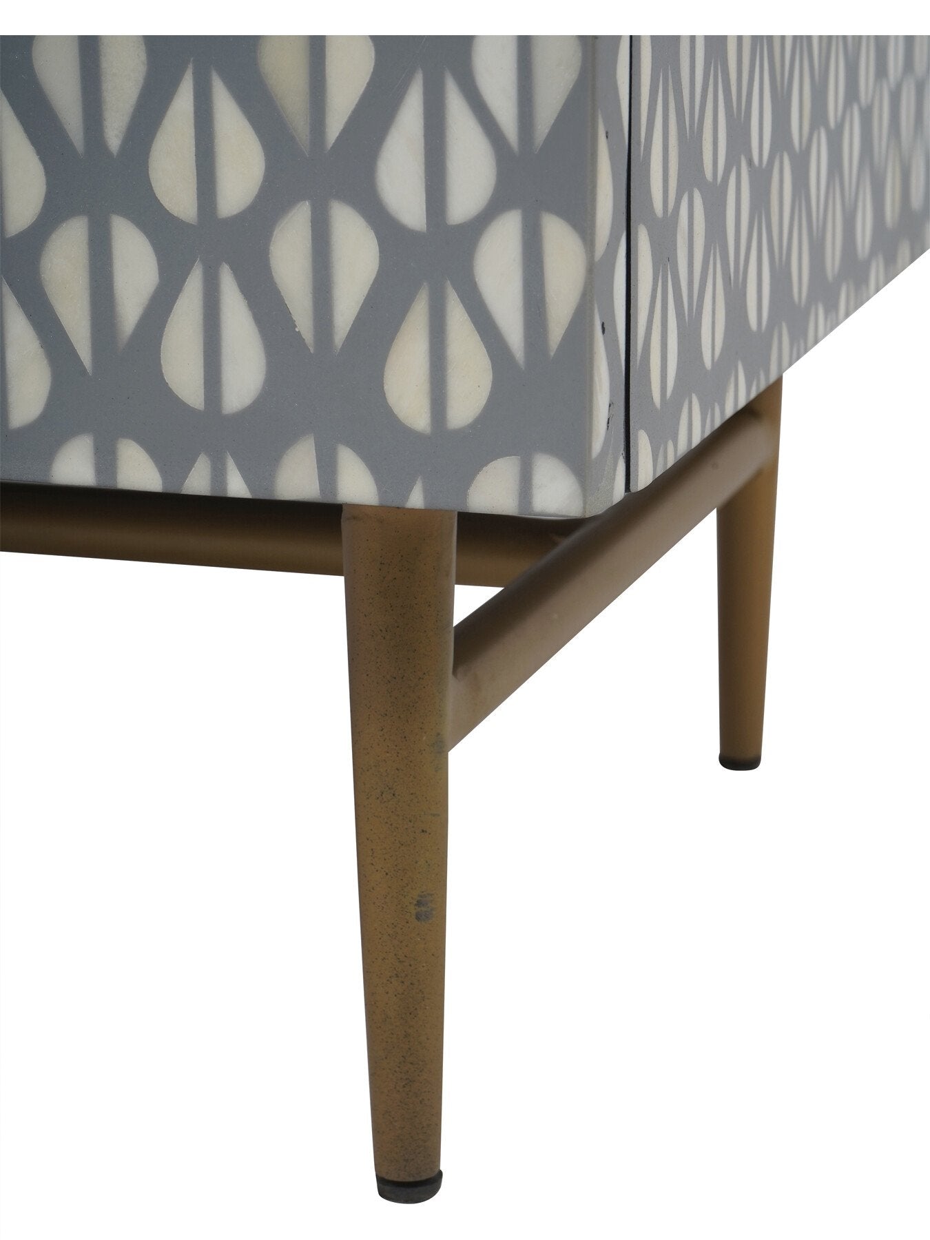 Burgess Bone Inlay 2 Door Bedside